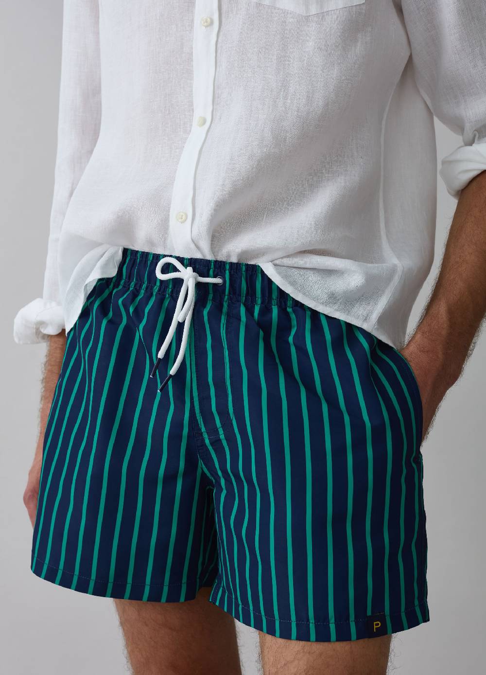 Ovs Costume Bermuda A Righe Con Coulisse