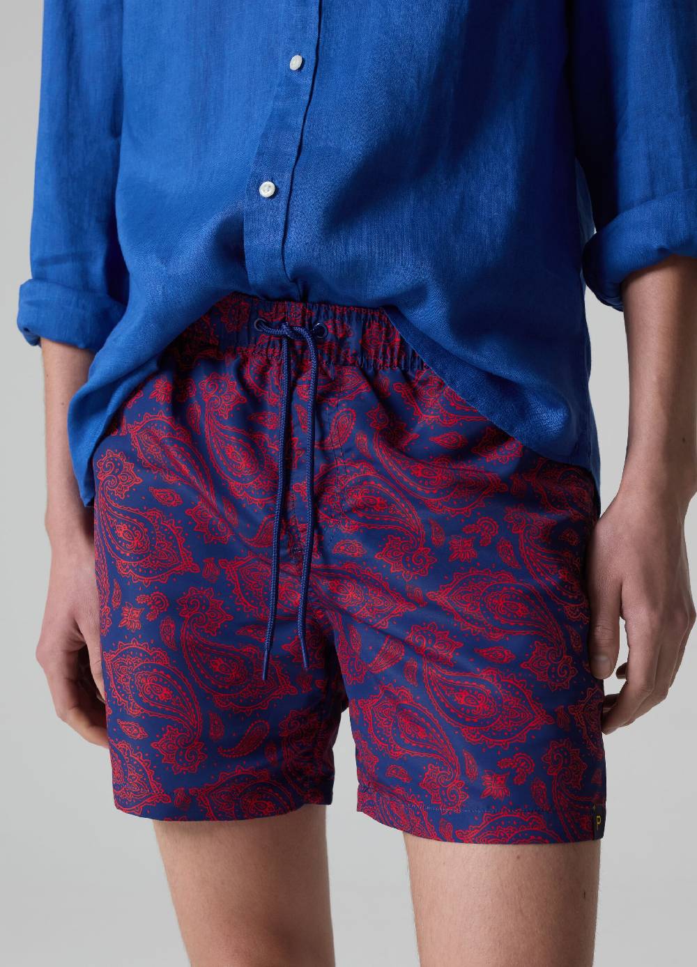 Ovs Costume Bermuda Con Coulisse Stampa Paisley
