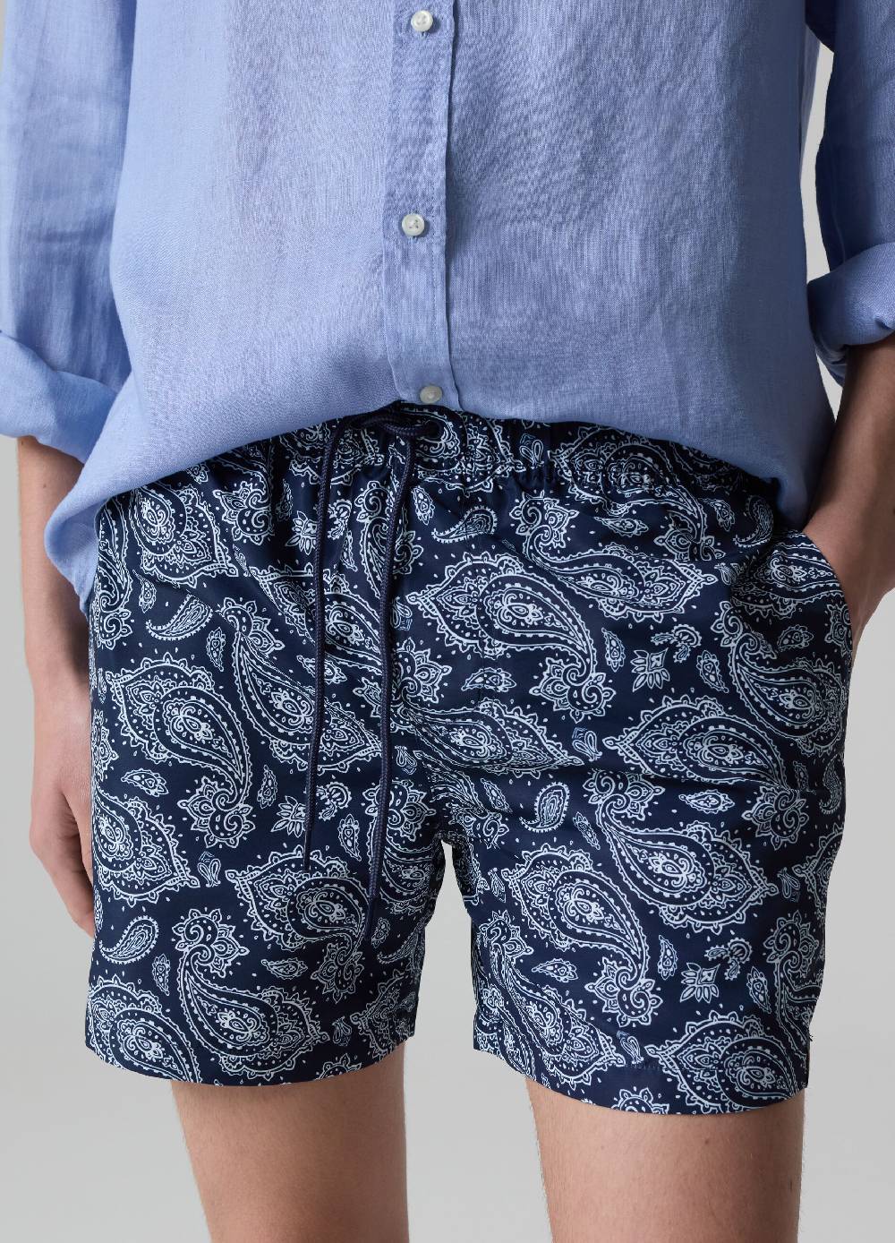 Ovs Costume Bermuda Con Coulisse Stampa Paisley