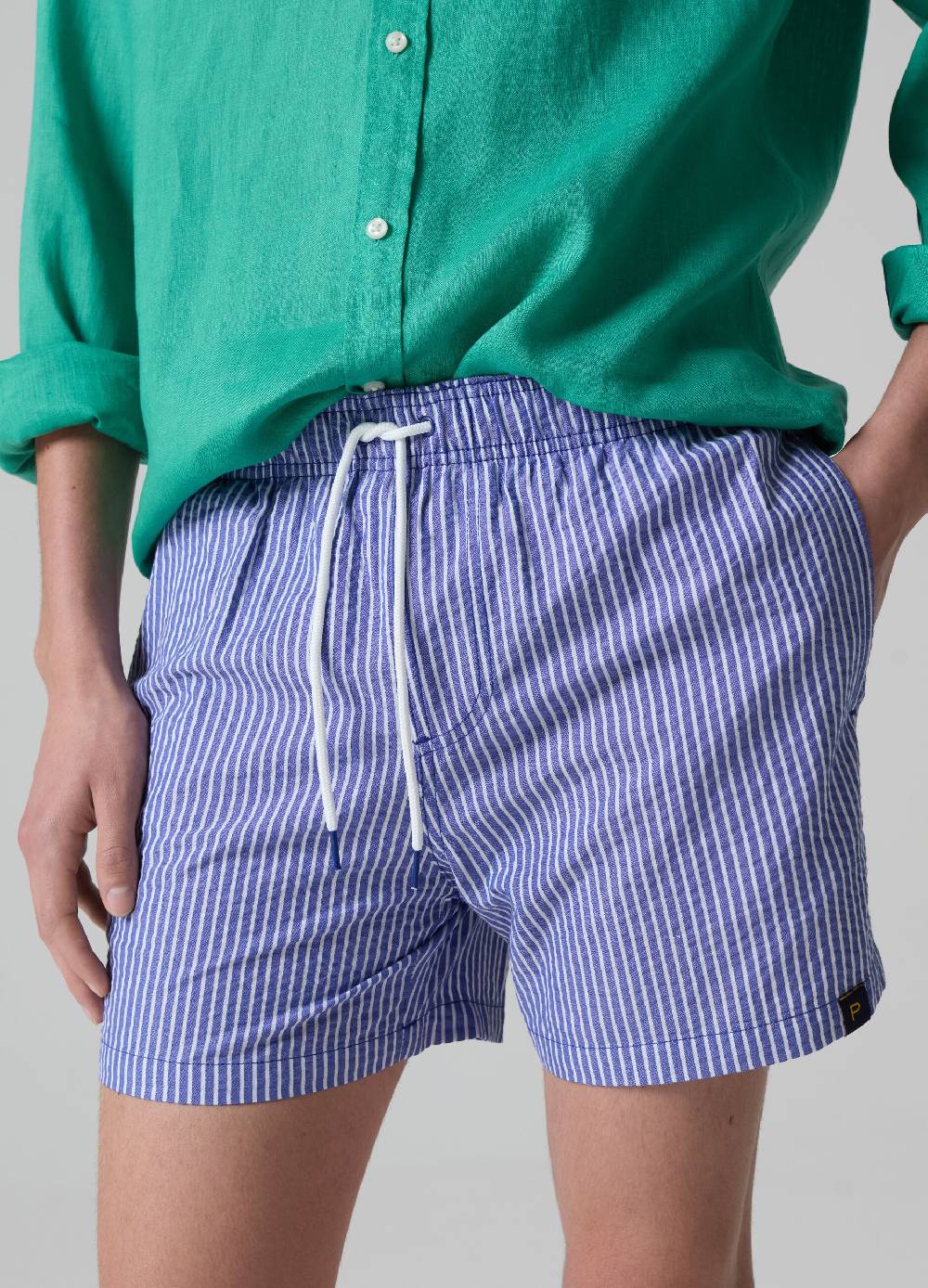 Ovs Costume Bermuda In Seersucker A Righe