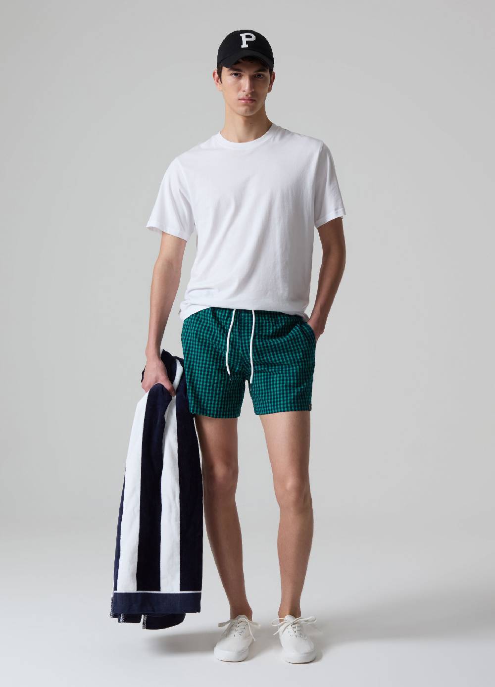 Ovs Costume bermuda in seersucker vichy