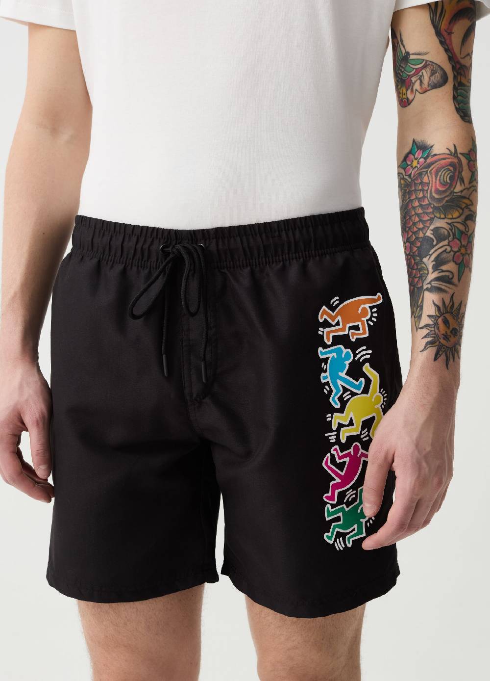 Ovs Costume Bermuda Stampa Keith Haring