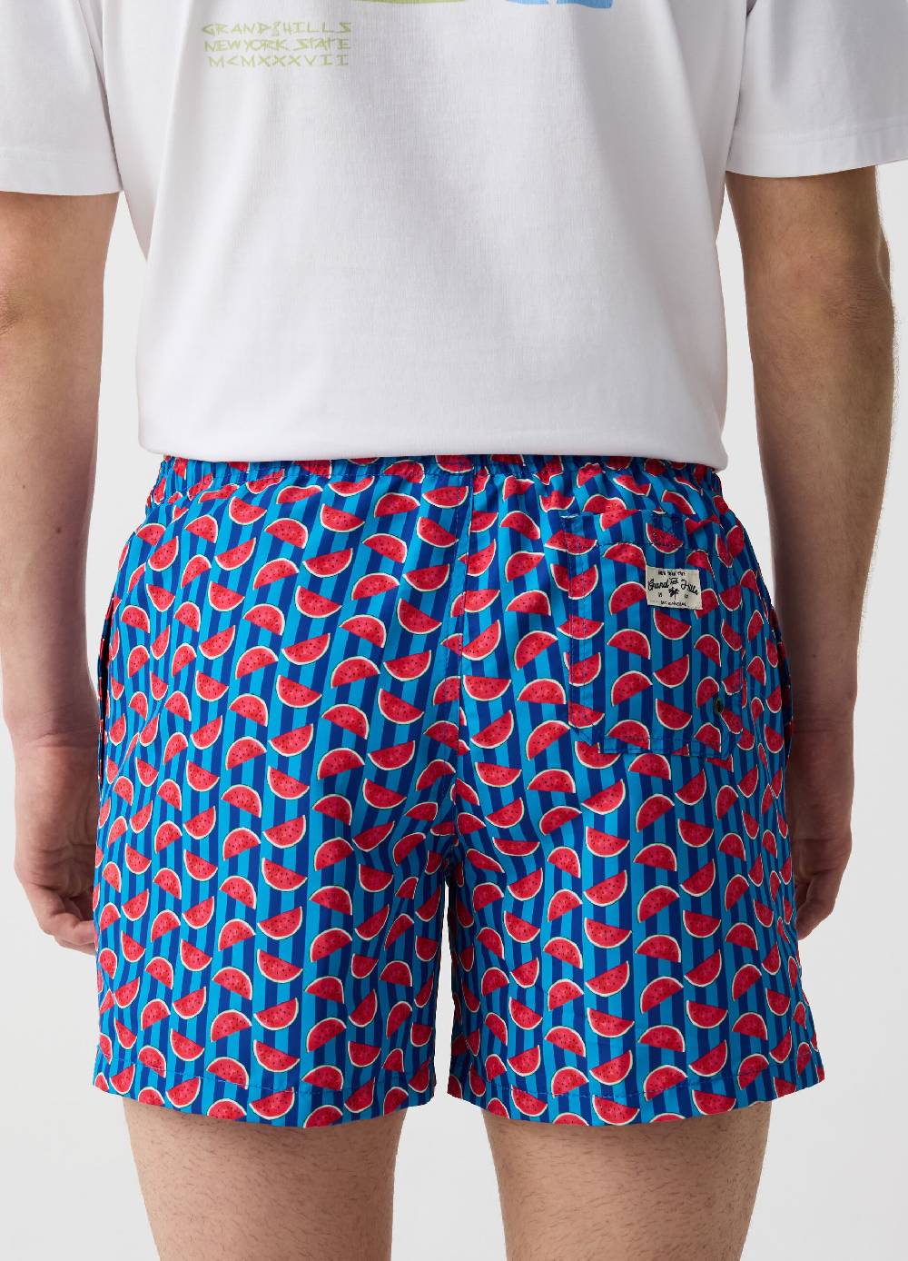 Ovs Costume Boxer A Righe Stampa Anguria