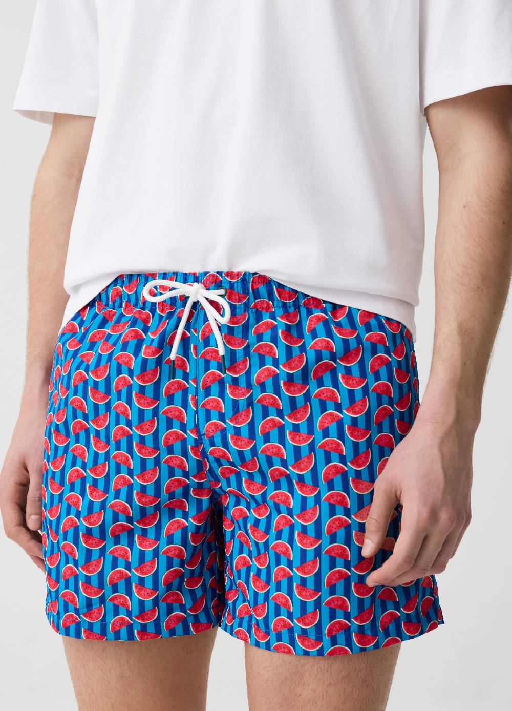 Ovs Costume Boxer A Righe Stampa Anguria