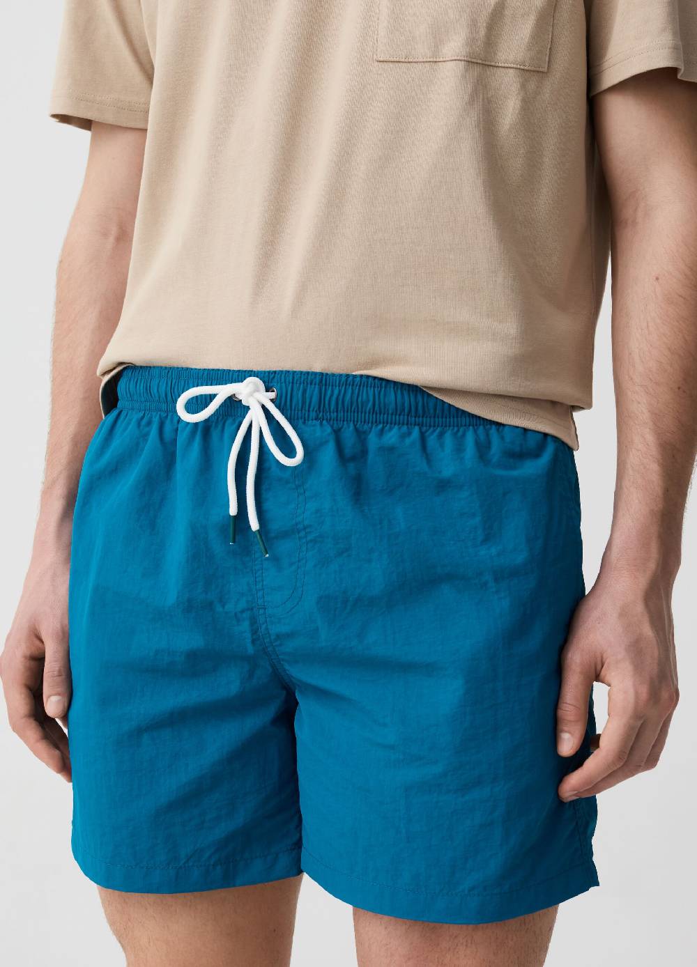 Ovs Costume Boxer Con Coulisse Tinta Unita