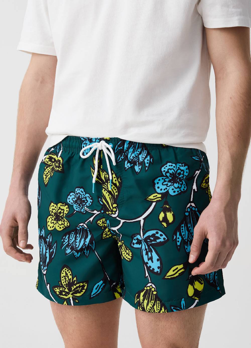 Ovs Costume Boxer Con Stampa A Fiori