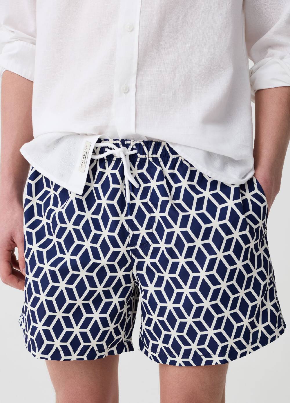 Ovs Costume Boxer Con Stampa Geometrica
