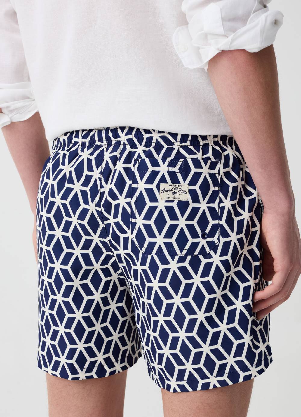 Ovs Costume Boxer Con Stampa Geometrica