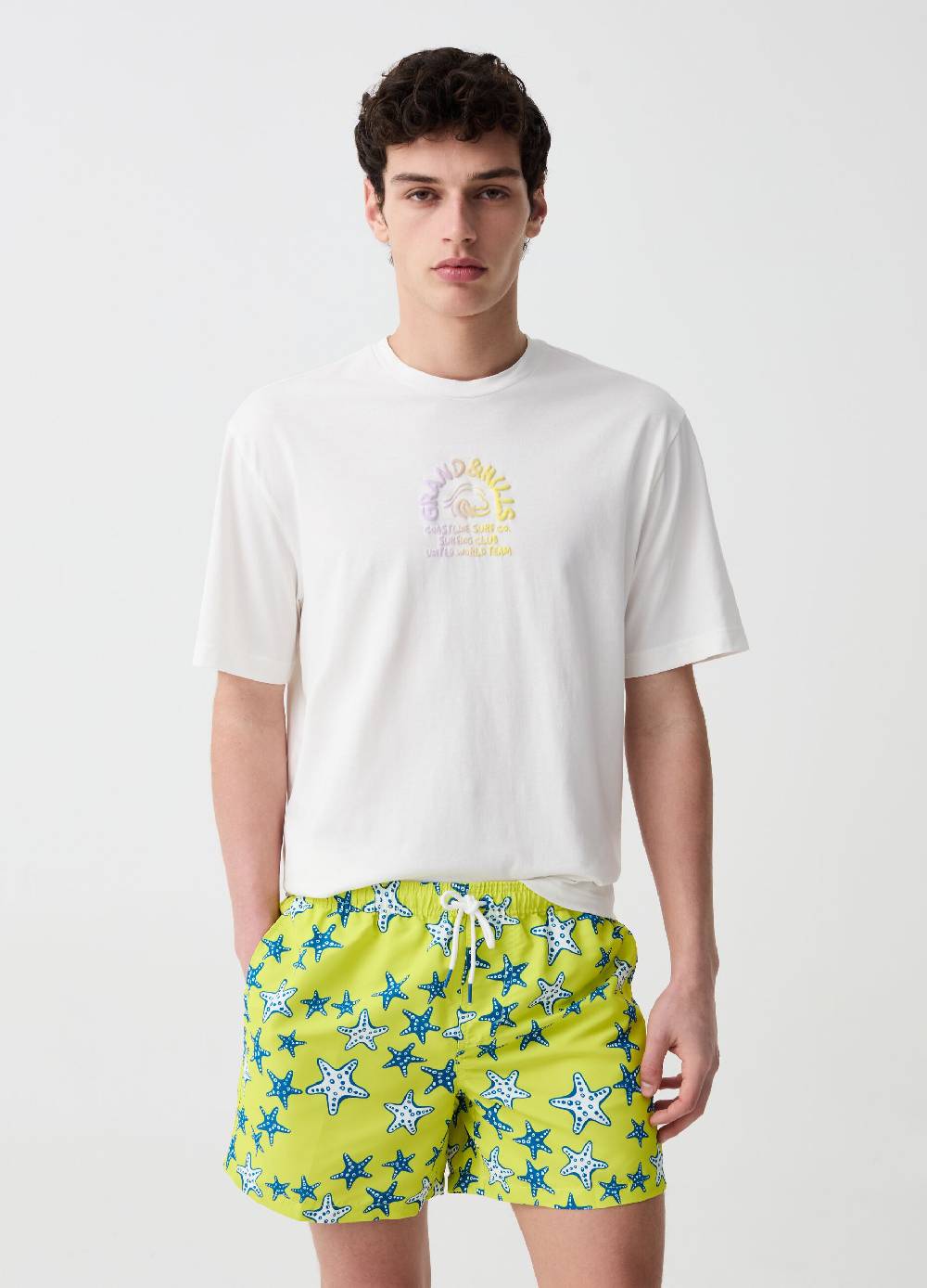 Ovs Costume boxer con stampa stelle marine