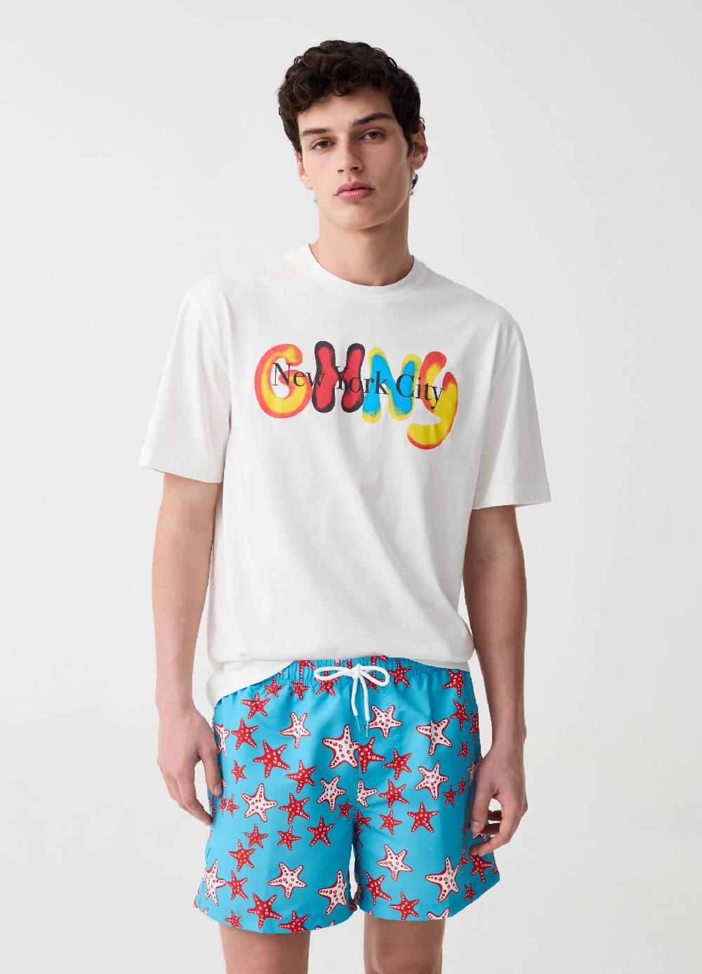 Ovs Costume boxer con stampa stelle marine