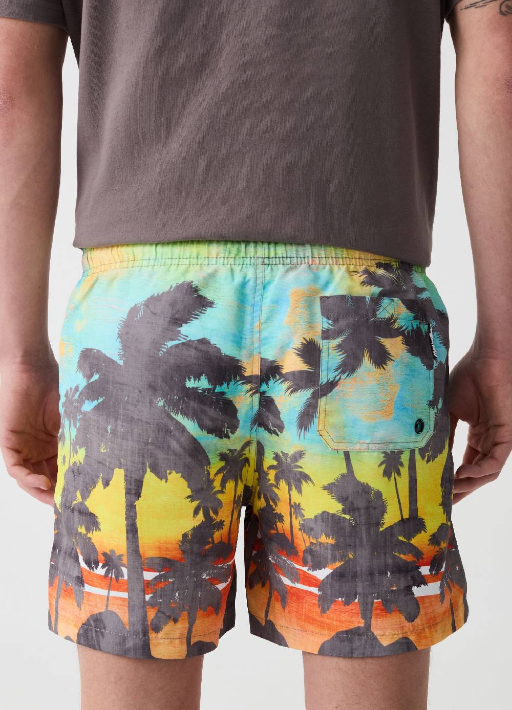 Ovs Costume Boxer Con Stampa Tropicale