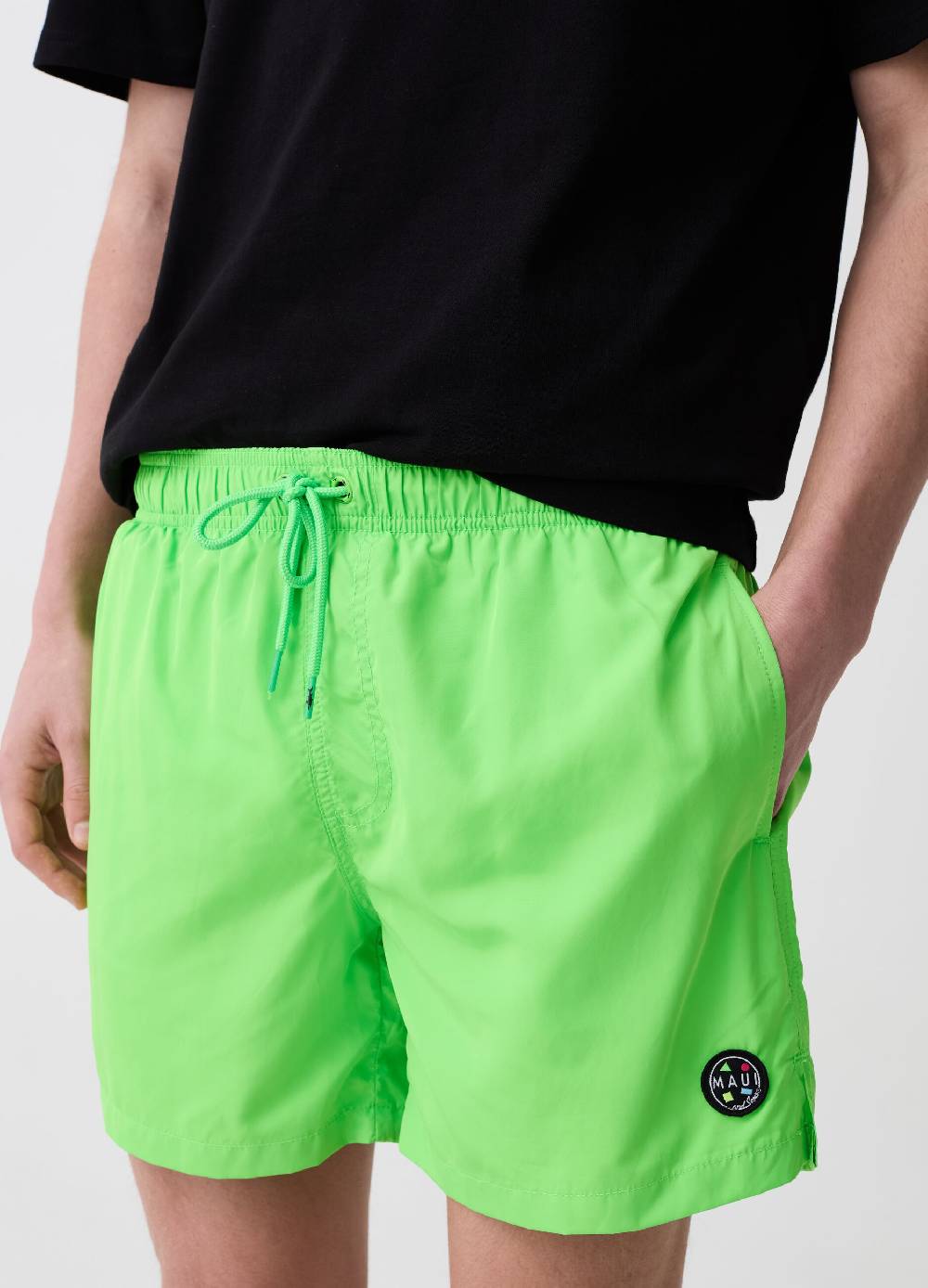 Ovs Costume Boxer Fluo Con Patch Logo