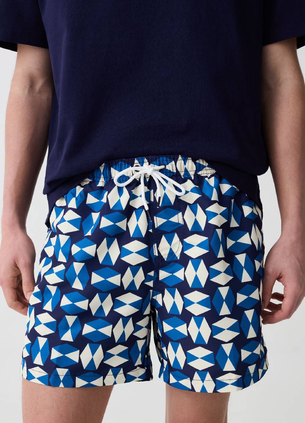 Ovs Costume Boxer Stampa Geometrica