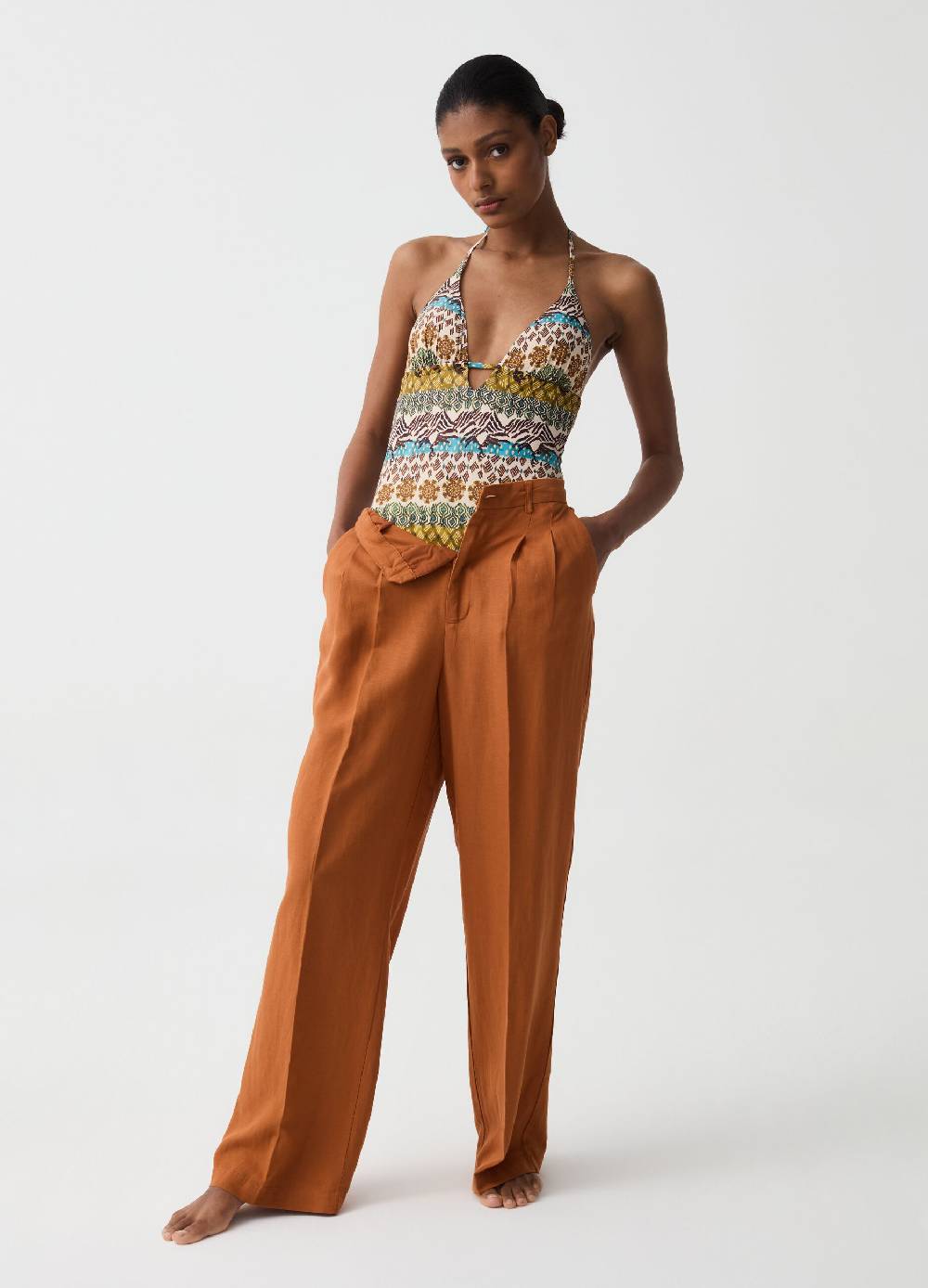 Ovs Costume intero con stampa etnica