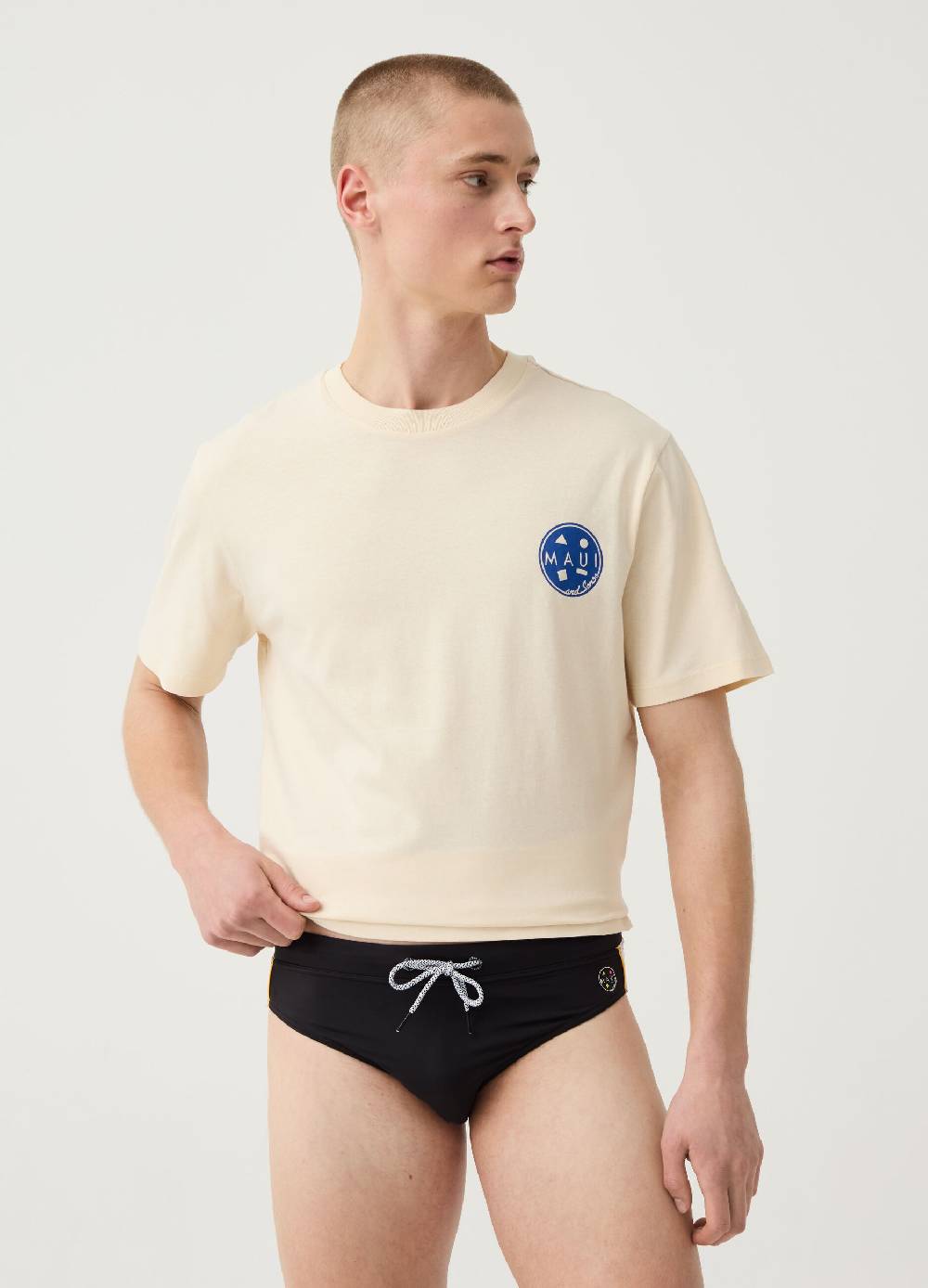 Ovs Costume slip con patch logo