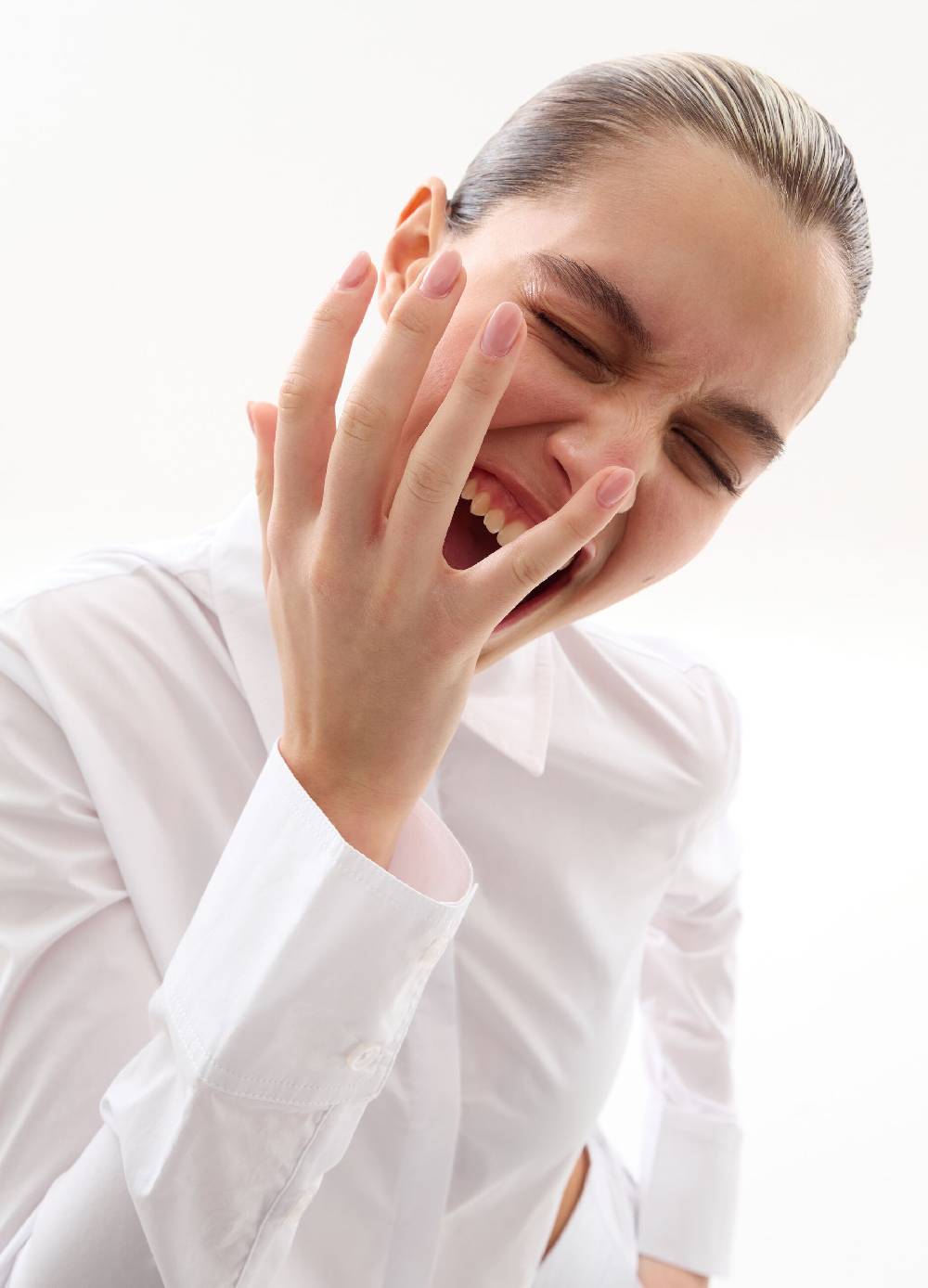 Ovs Crop Shirt White