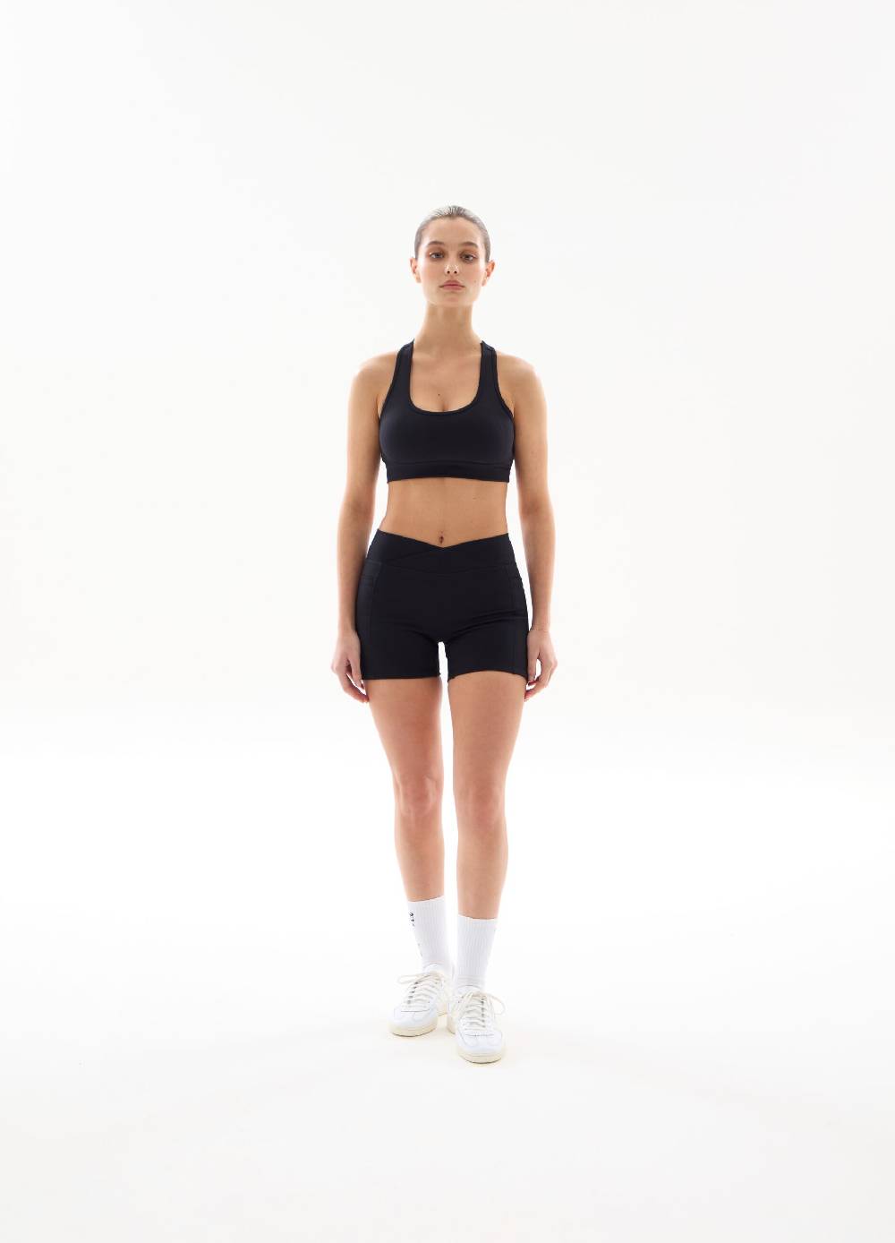 Ovs Crop Top Active Black