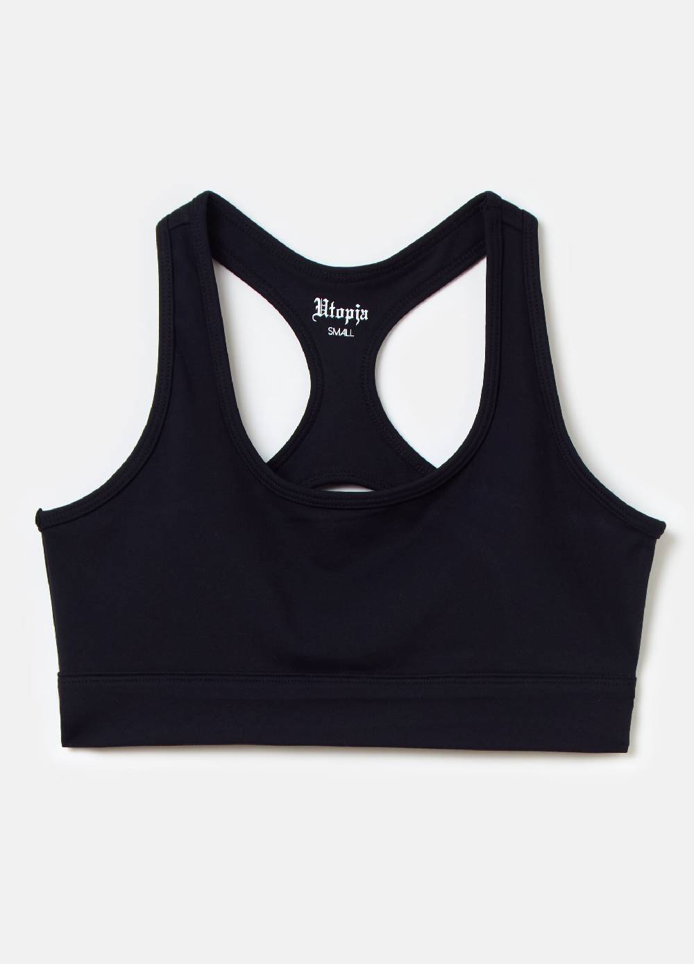 Ovs Crop Top Active Black
