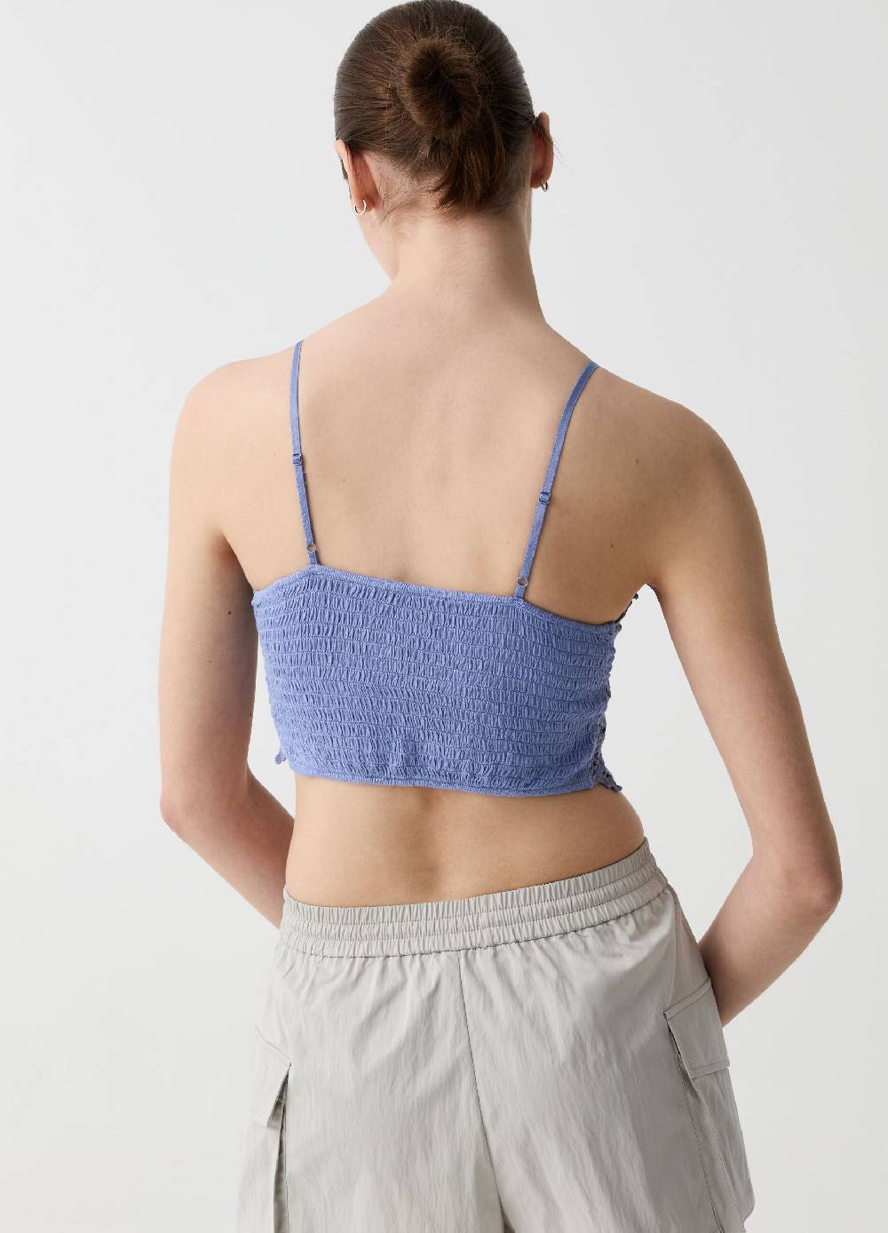 Ovs Crop Top Con Fronte Ricamato