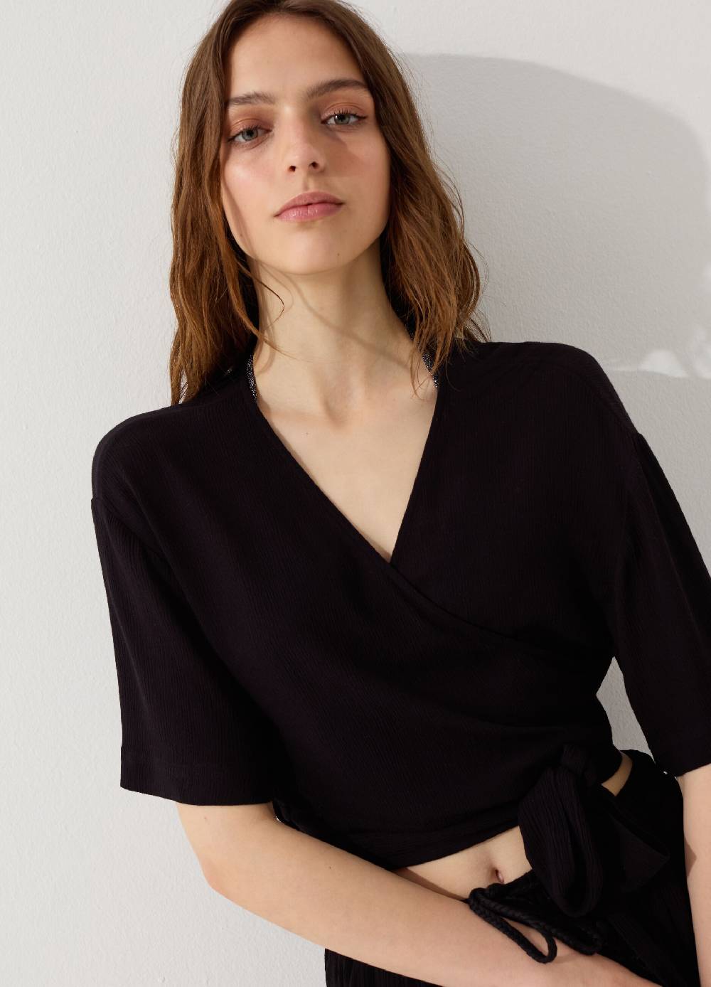 Ovs Crop Top Copri Costume Con Incrocio