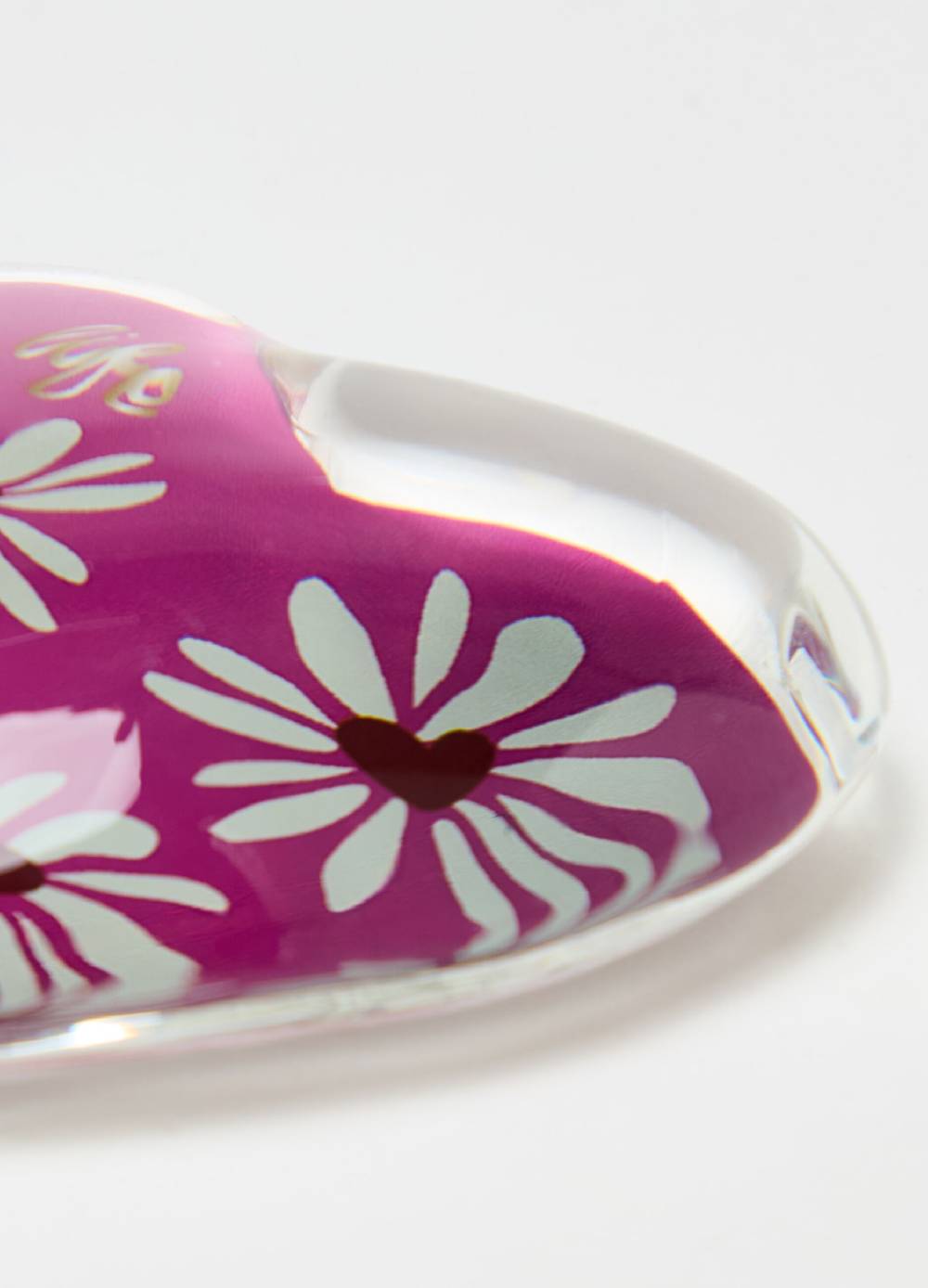 Ovs Cuore Fermacarte In Vetro