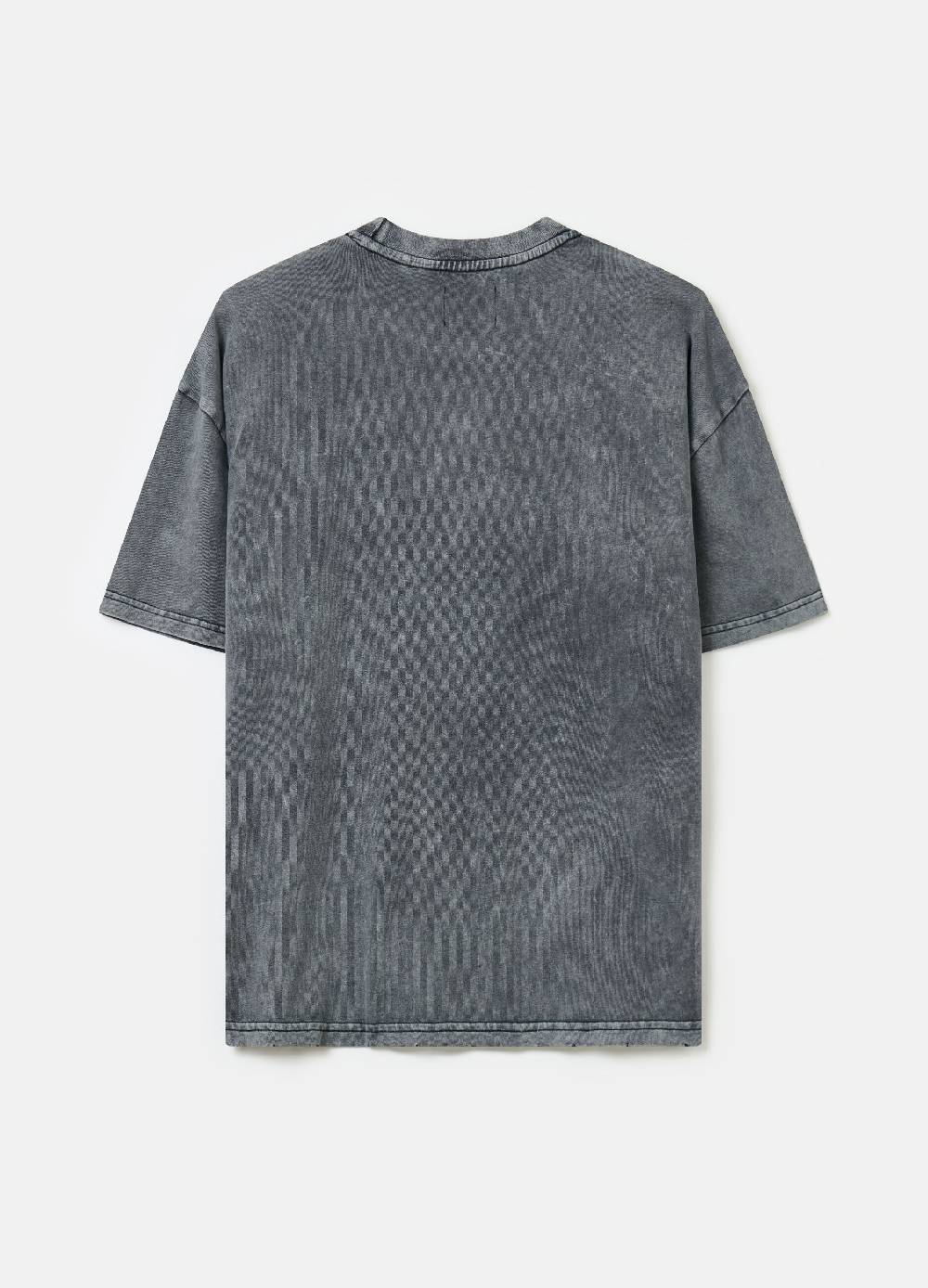 Ovs Distressed Graphic T-shirt Vintage Grey