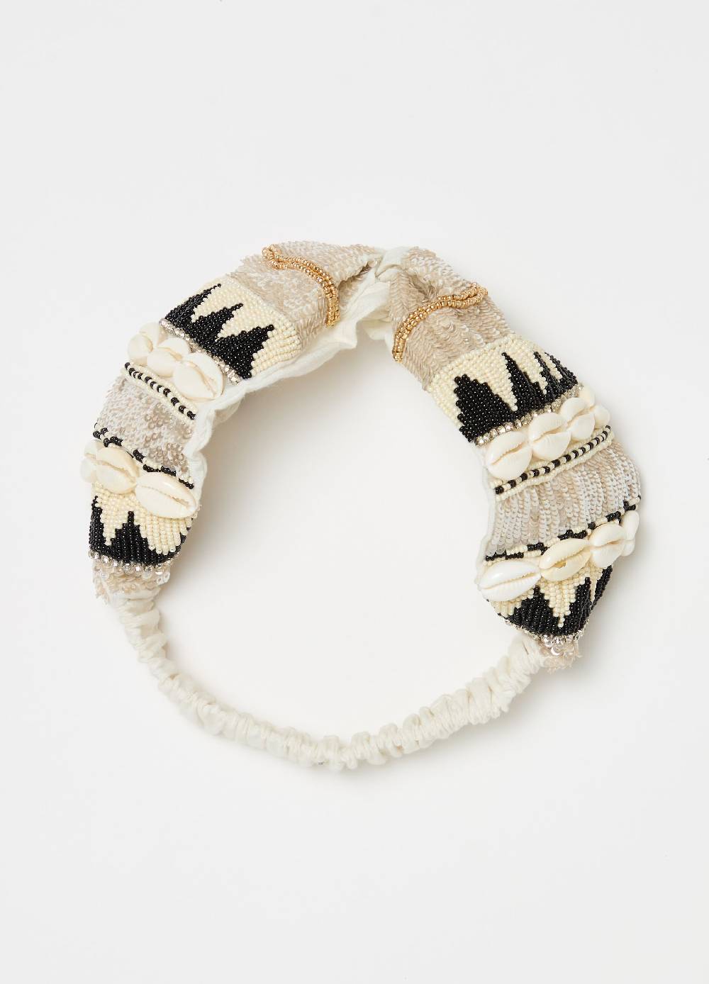 Ovs Fascia per capelli con perline e conchiglie