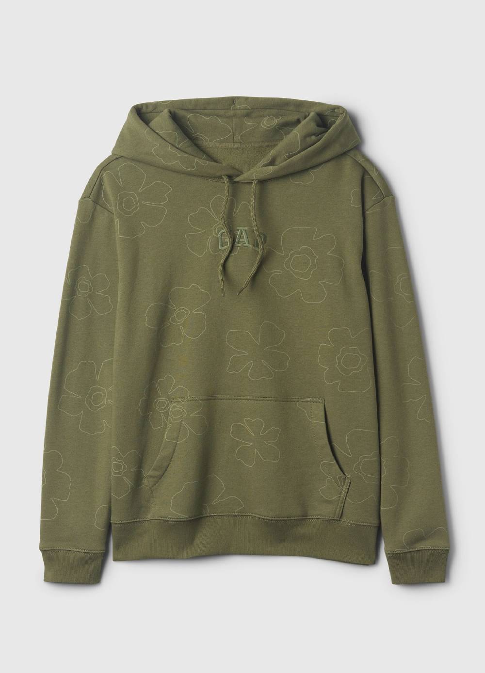 Ovs Felpa A Fiori Con Ricamo Logo