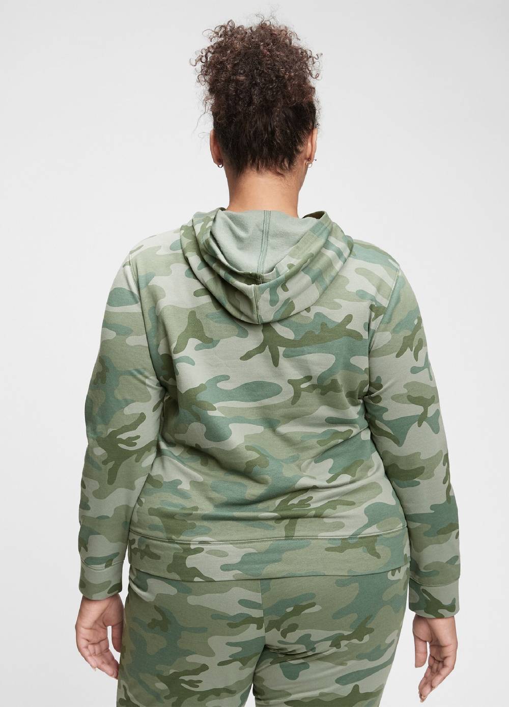 Ovs Felpa Camo Con Cappuccio E Ricamo Logo