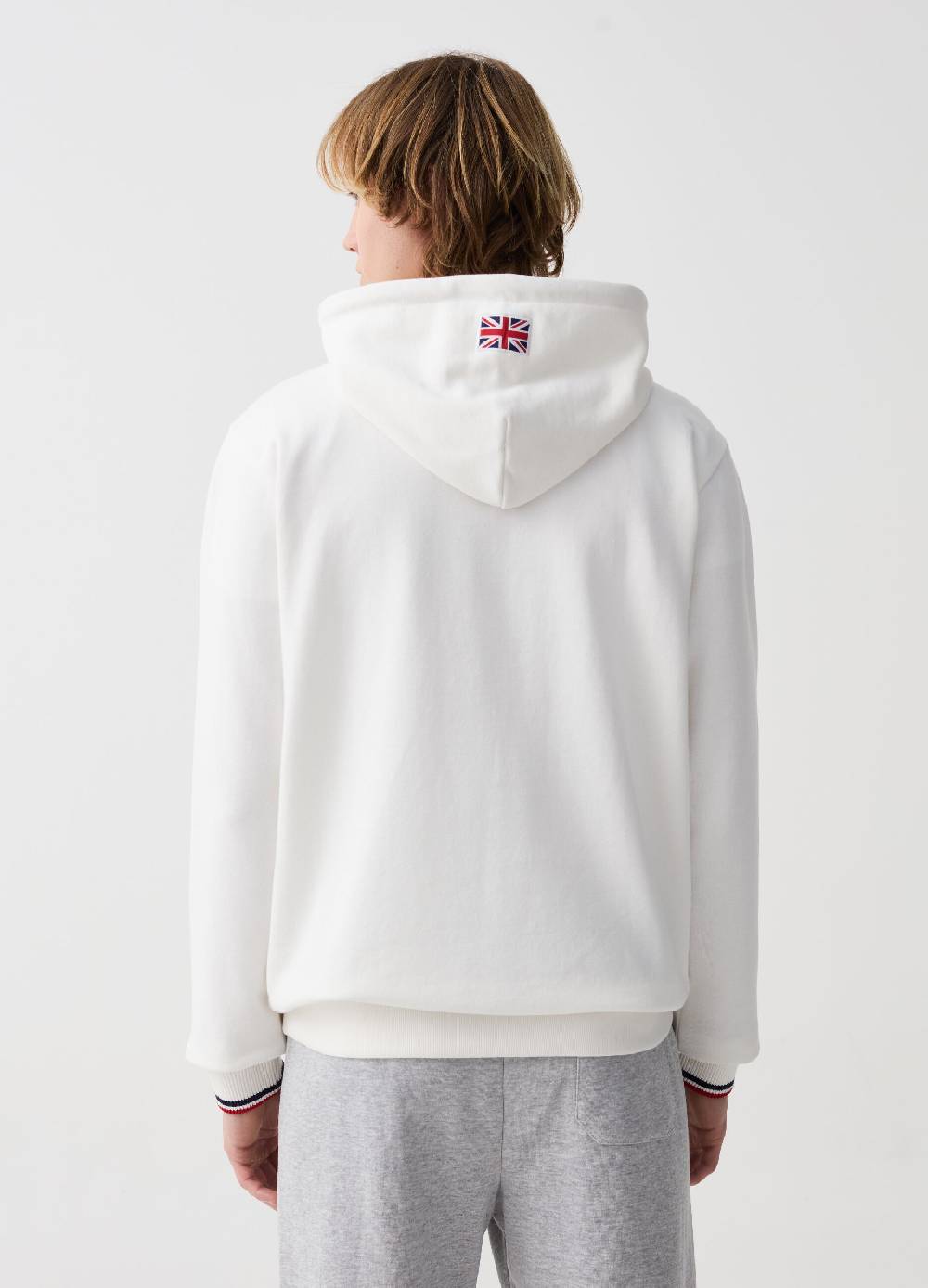 Ovs Felpa Con Cappuccio E Ricamo Logo