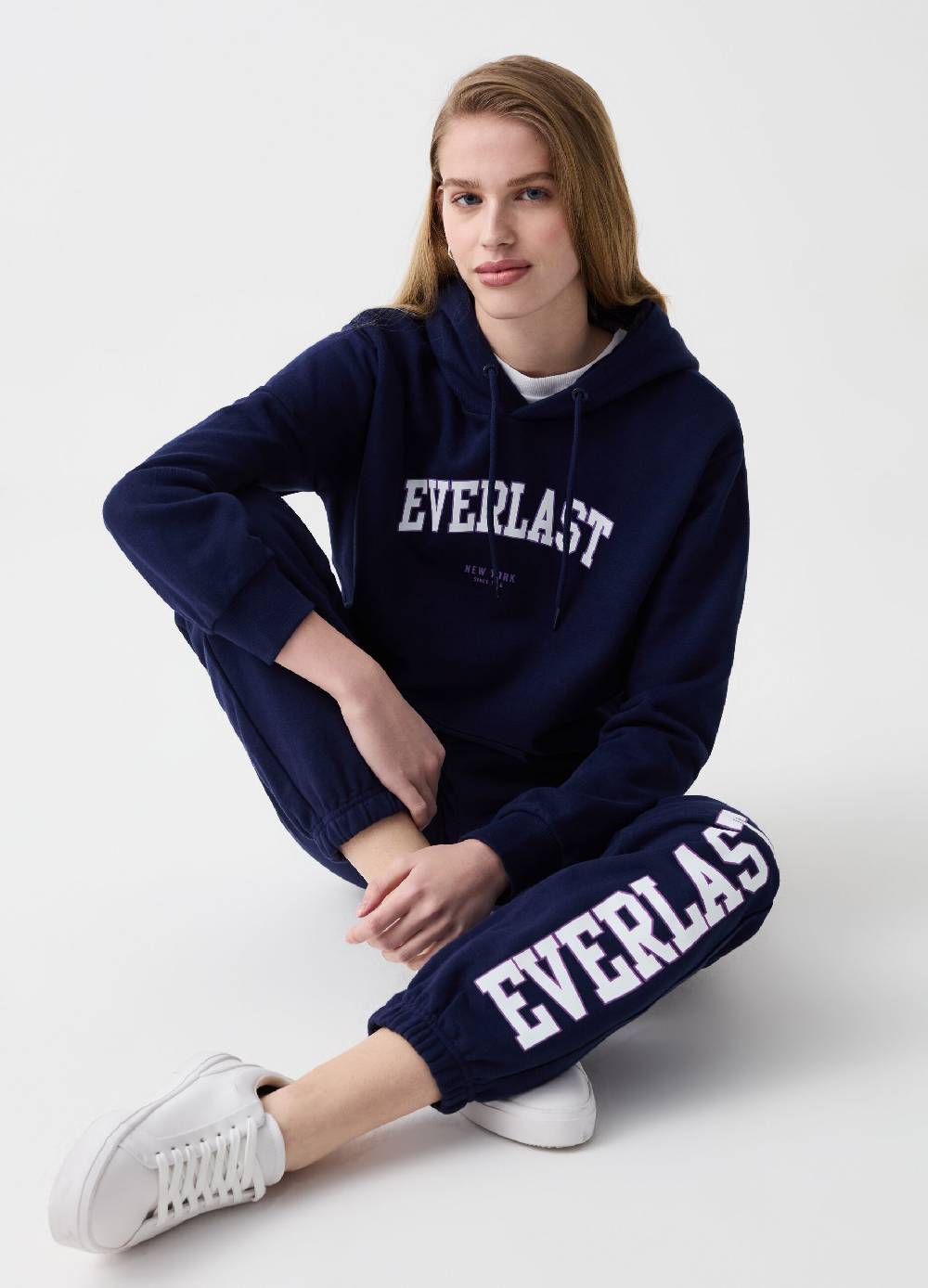 Ovs Felpa Con Cappuccio E Stampa Logo