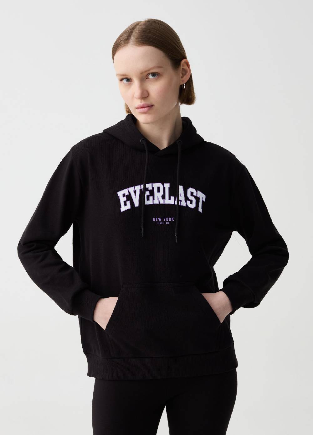 Ovs Felpa con cappuccio e stampa logo