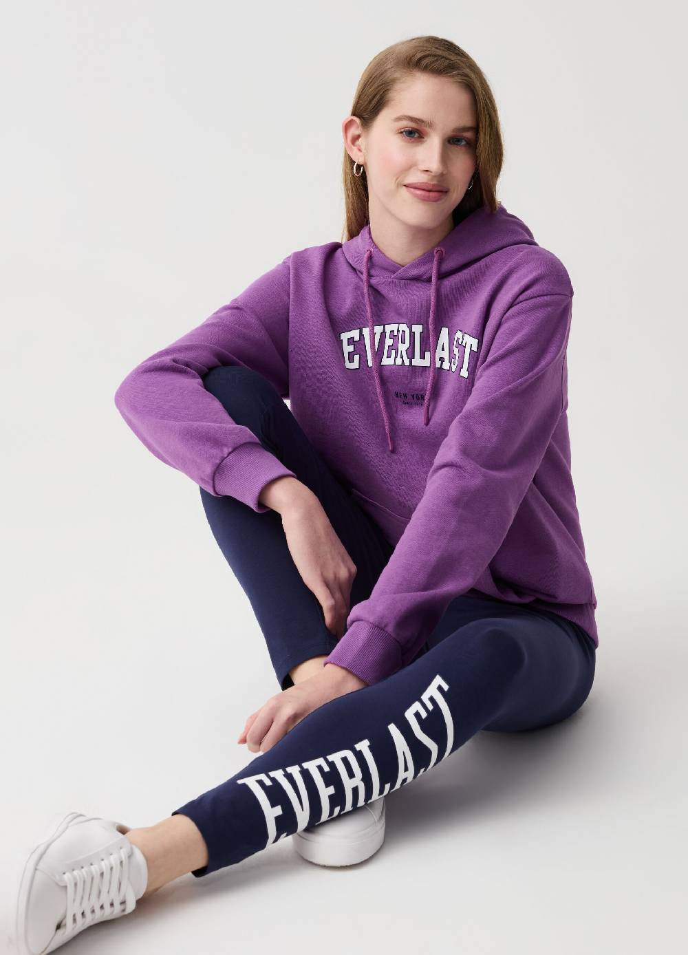 Ovs Felpa Con Cappuccio E Stampa Logo