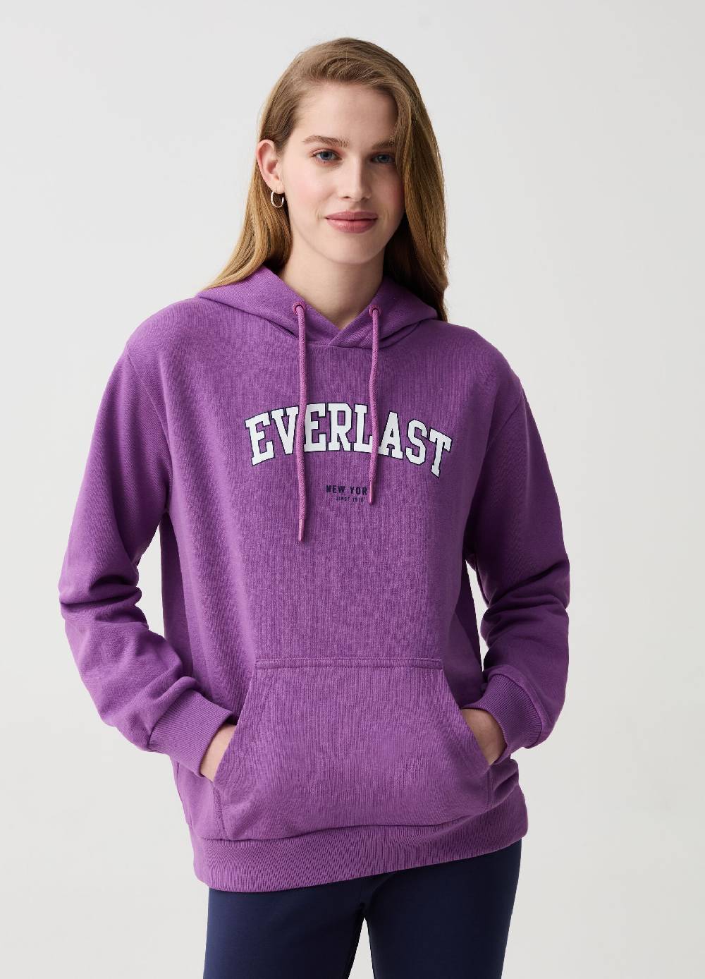 Ovs Felpa Con Cappuccio E Stampa Logo