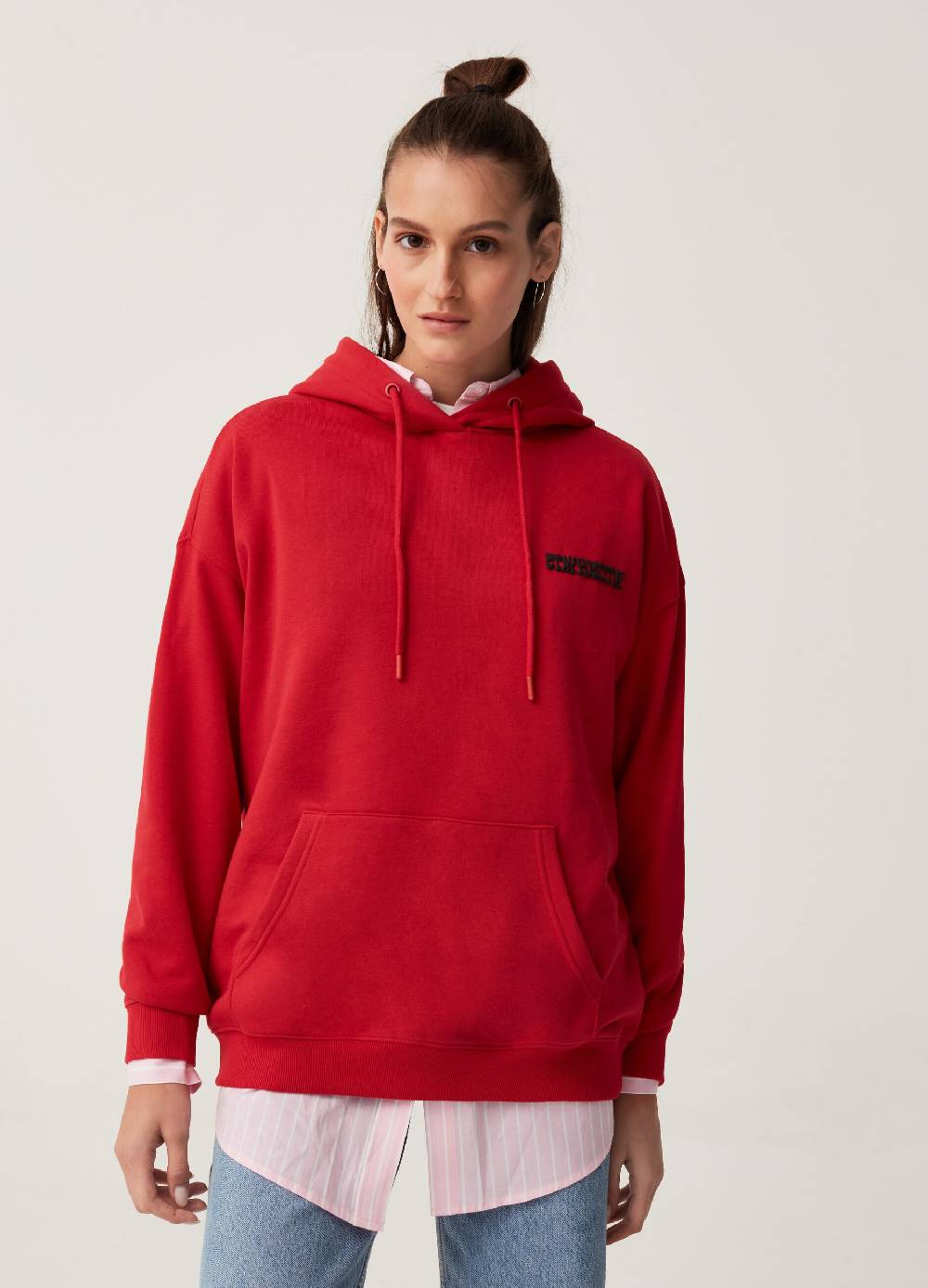 Ovs Felpa con lettering in rilievo