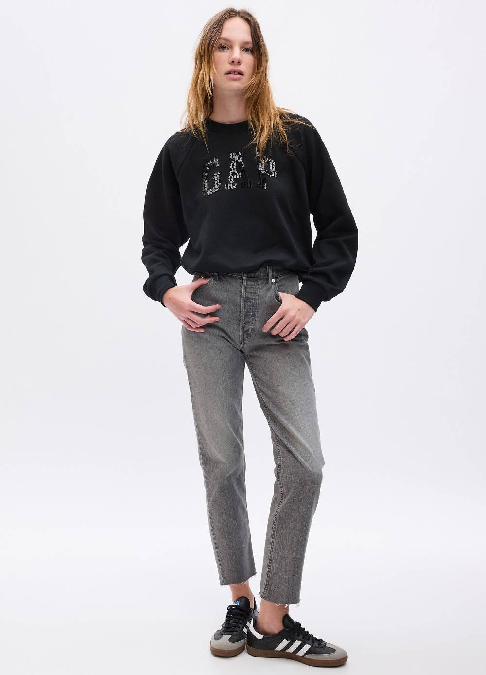 Ovs Felpa con logo in paillettes