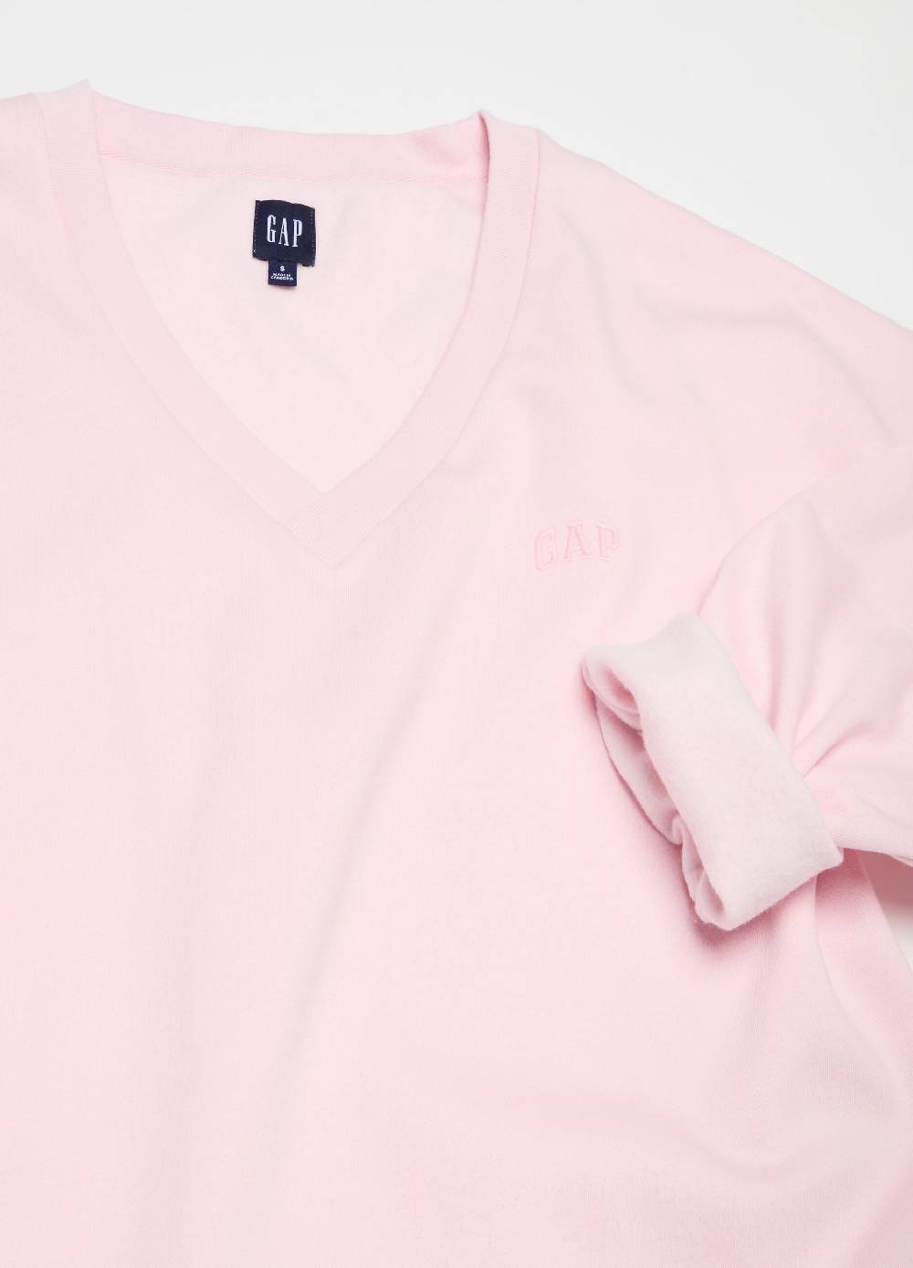 Ovs Felpa Con Scollo A V E Ricamo Logo