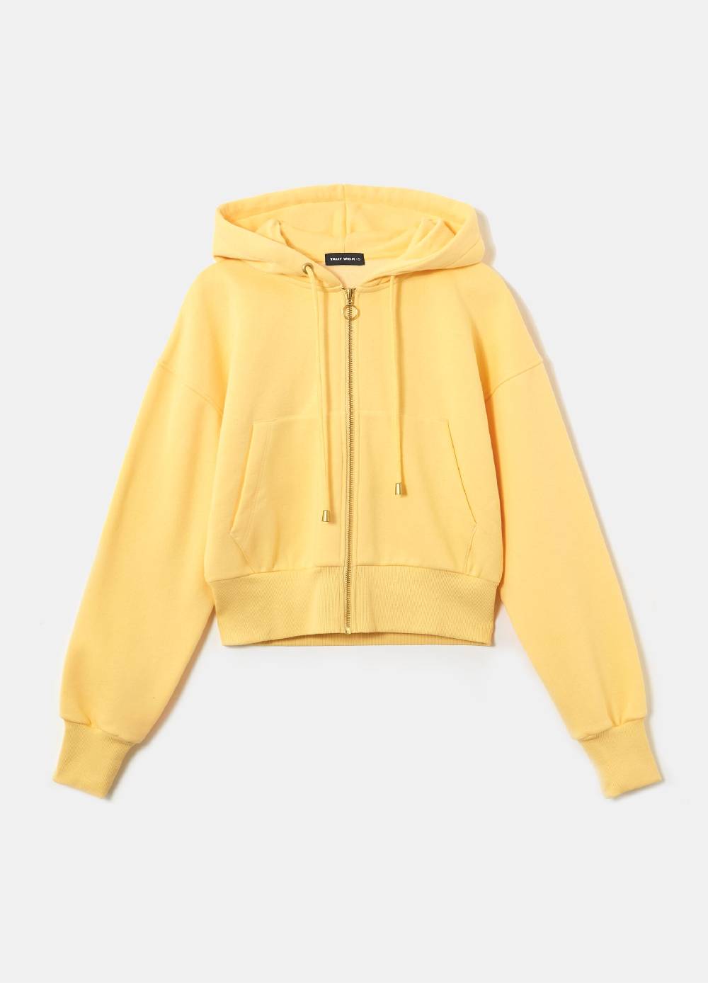 Ovs Felpa Crop Con Cappuccio E Zip