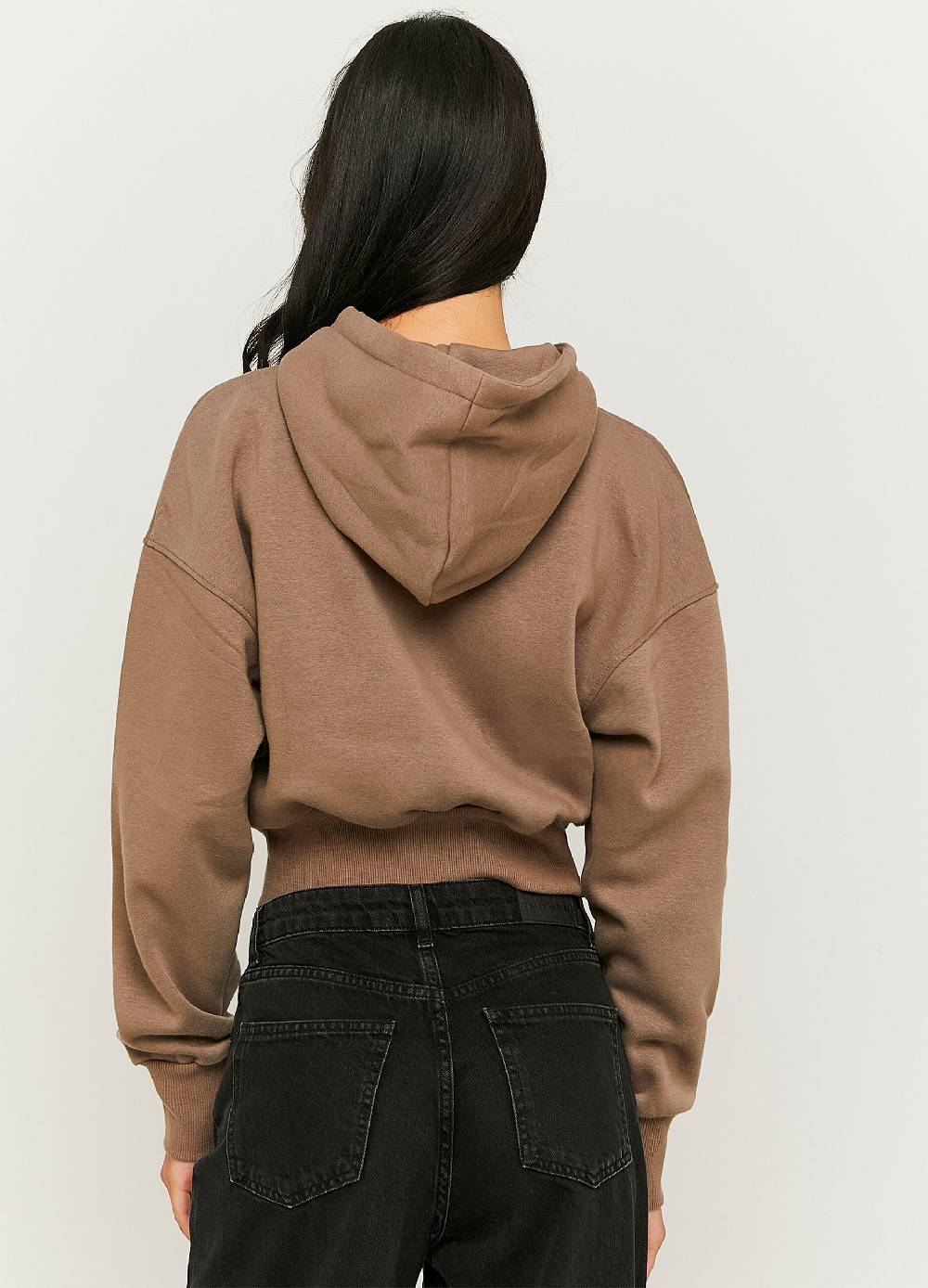 Ovs Felpa Crop Con Cappuccio E Zip