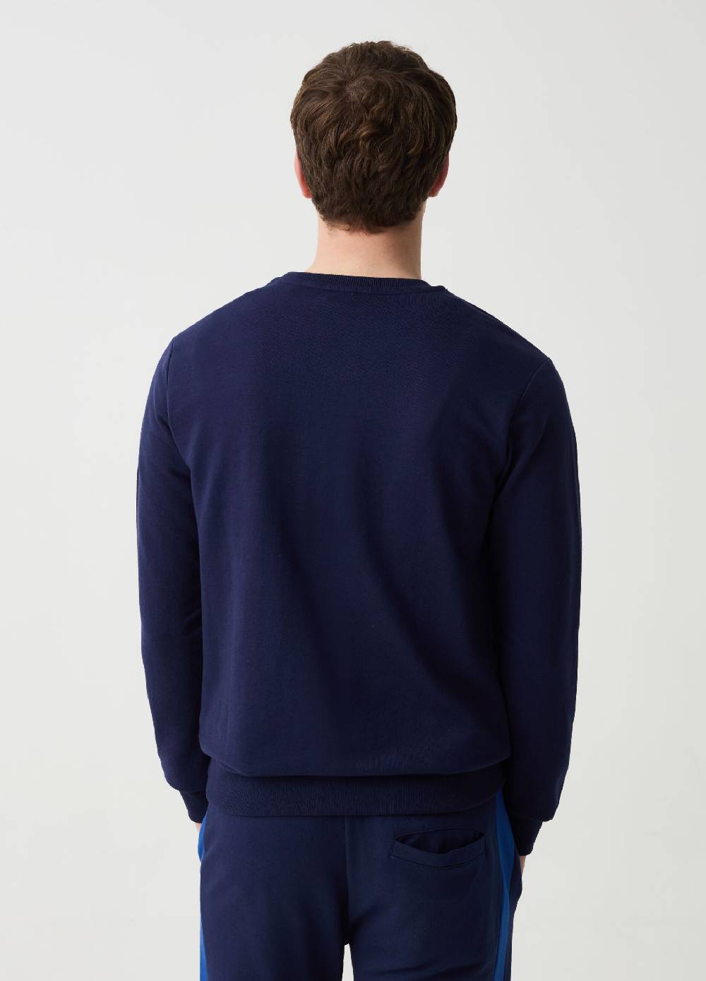 Ovs Felpa Girocollo Con Ricamo Logo Boucle