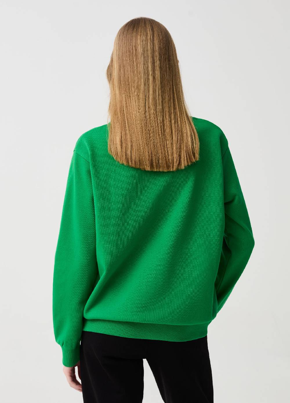 Ovs Felpa Girocollo Con Stampa Logo