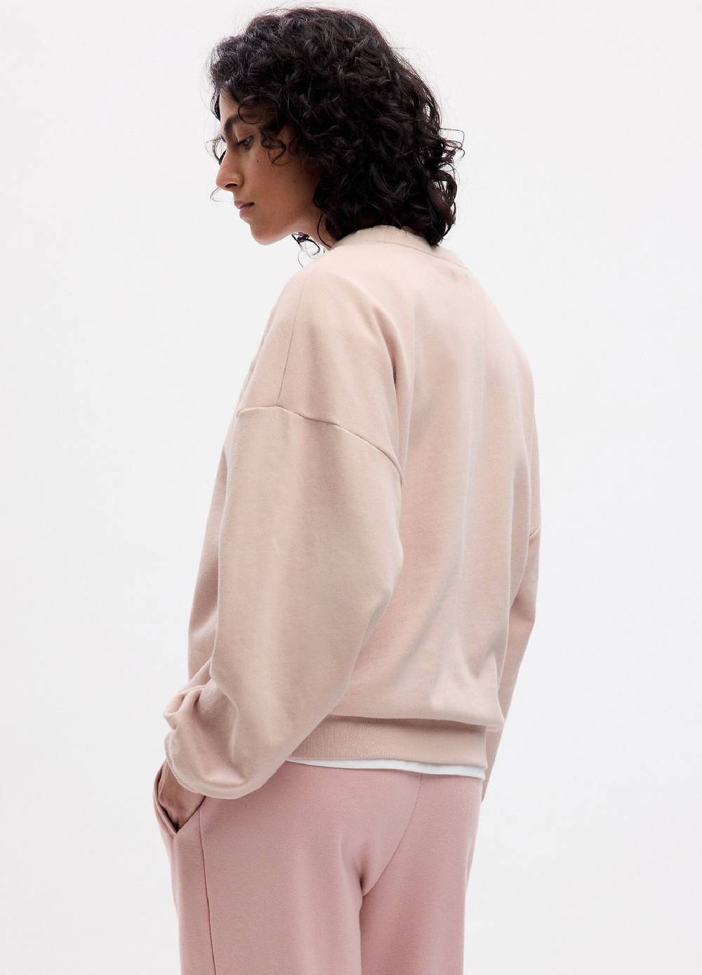 Ovs Felpa Oversize Con Ricamo Logo