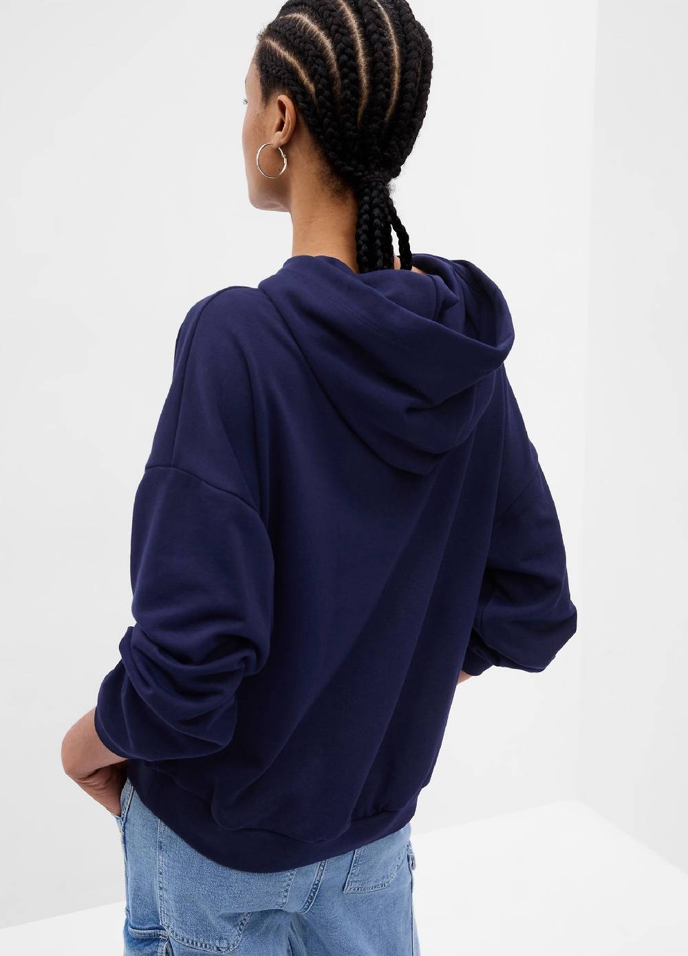 Ovs Felpa Oversize Ricamo Logo Con Dettagli Lurex