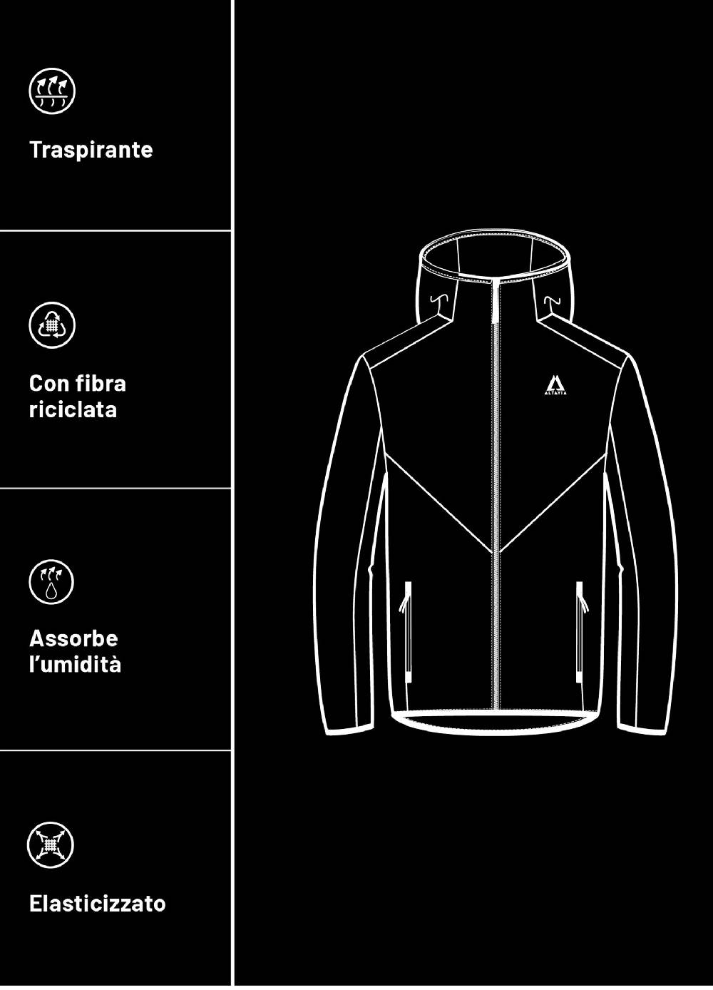 Ovs Felpa Termica Con Cappuccio Altavia