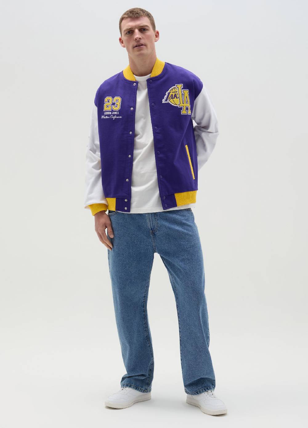Ovs Felpa varsity NBA Los Angeles Lakers