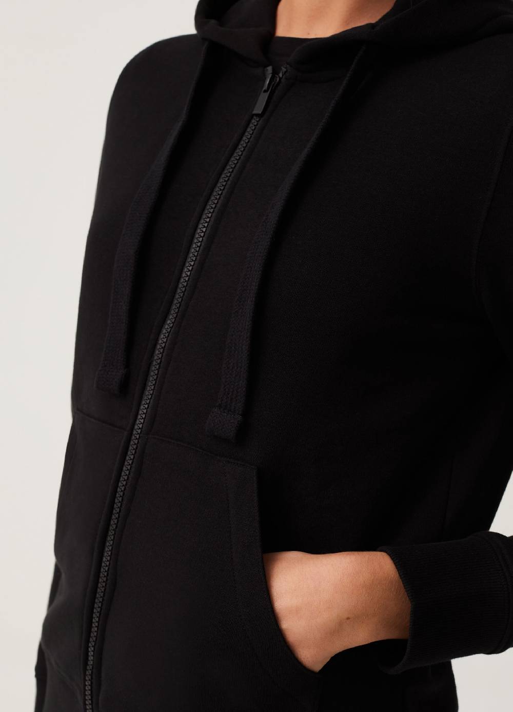 Ovs Full-zip Fitness In Felpa Con Cappuccio