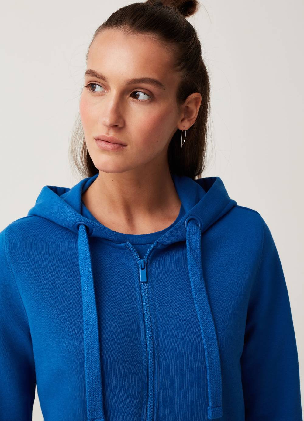 Ovs Full-zip Fitness In Felpa Con Cappuccio