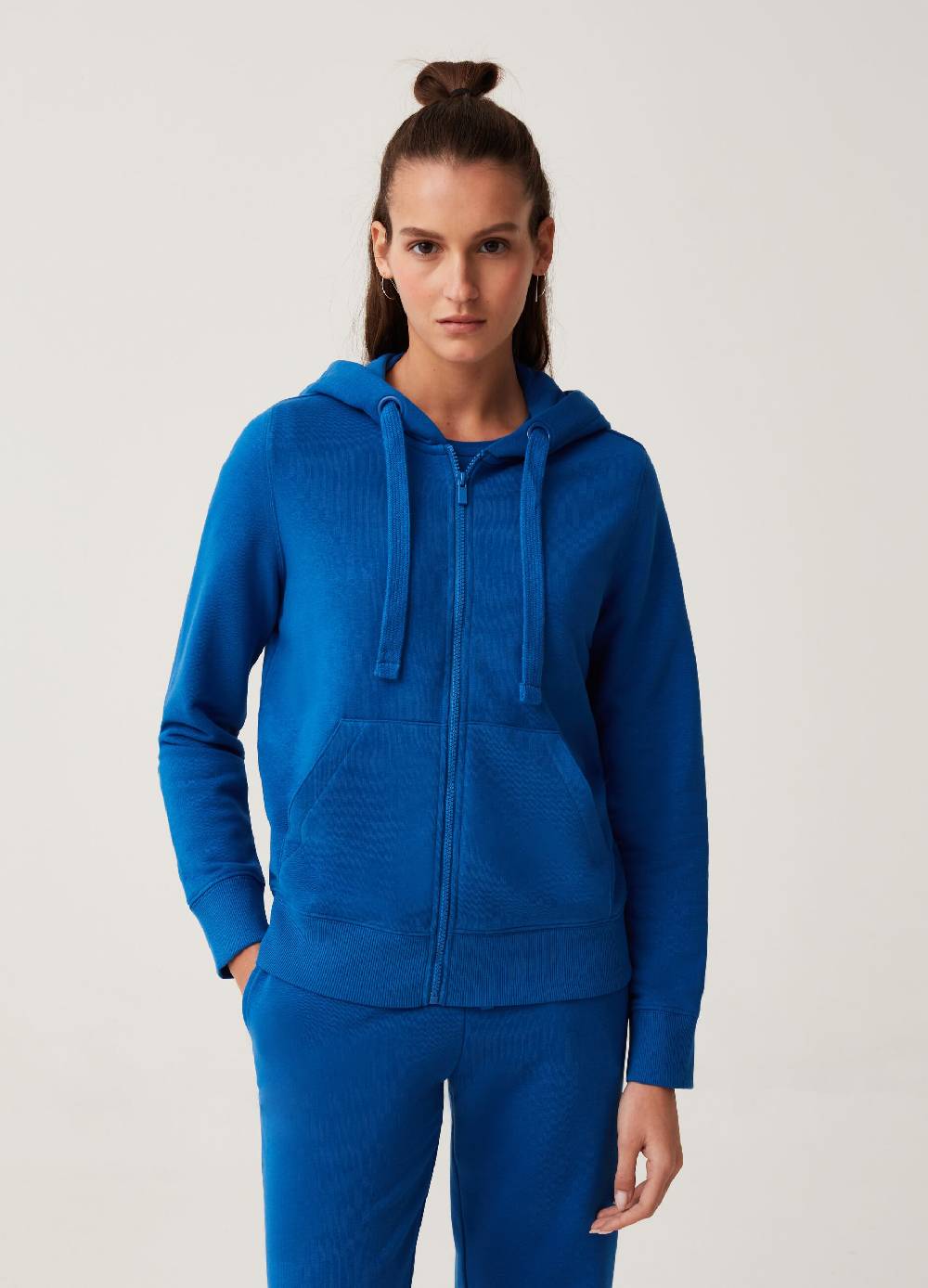 Ovs Full-zip Fitness in felpa con cappuccio