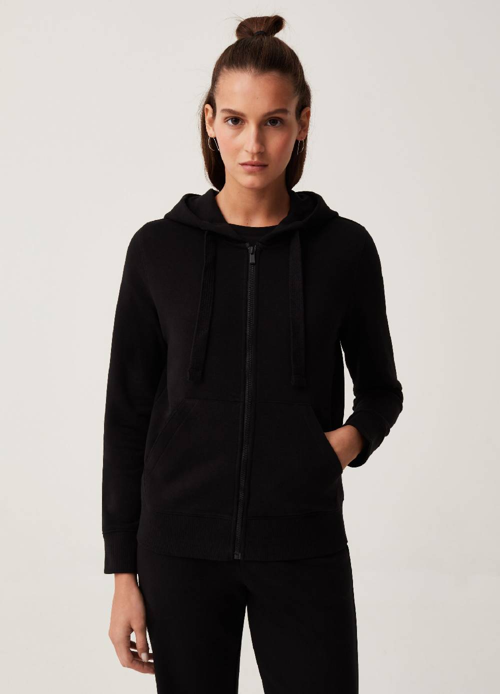 Ovs Full-zip Fitness in felpa con cappuccio