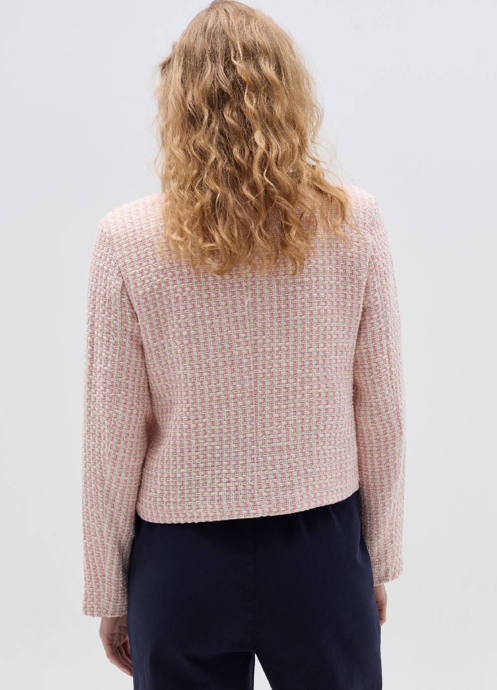 Ovs Giacca Corta Con Trama Bicolore